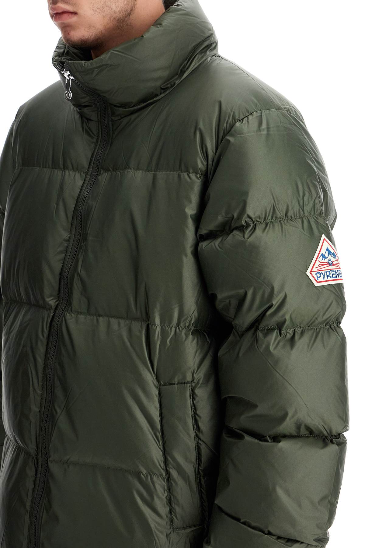 Shop Pyrenex Shift 2 Unisex Down Jacket In Deep Khaki (green)