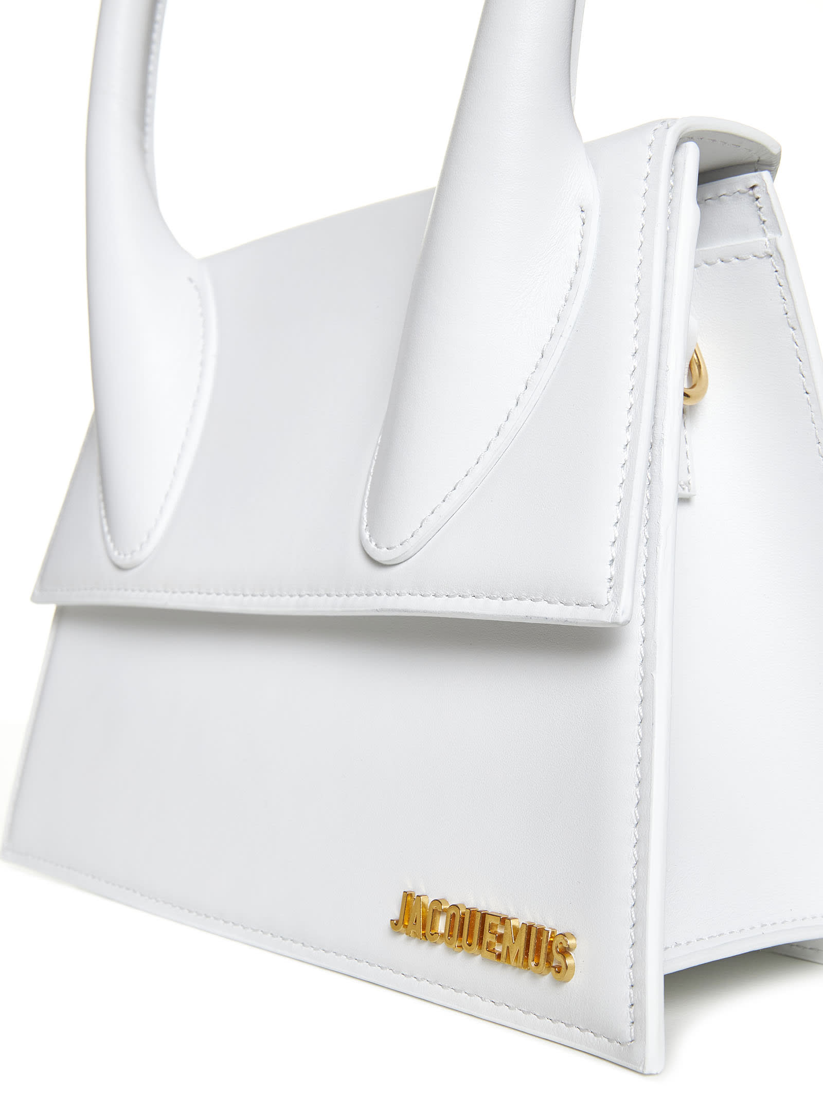 Shop Jacquemus Tote In White