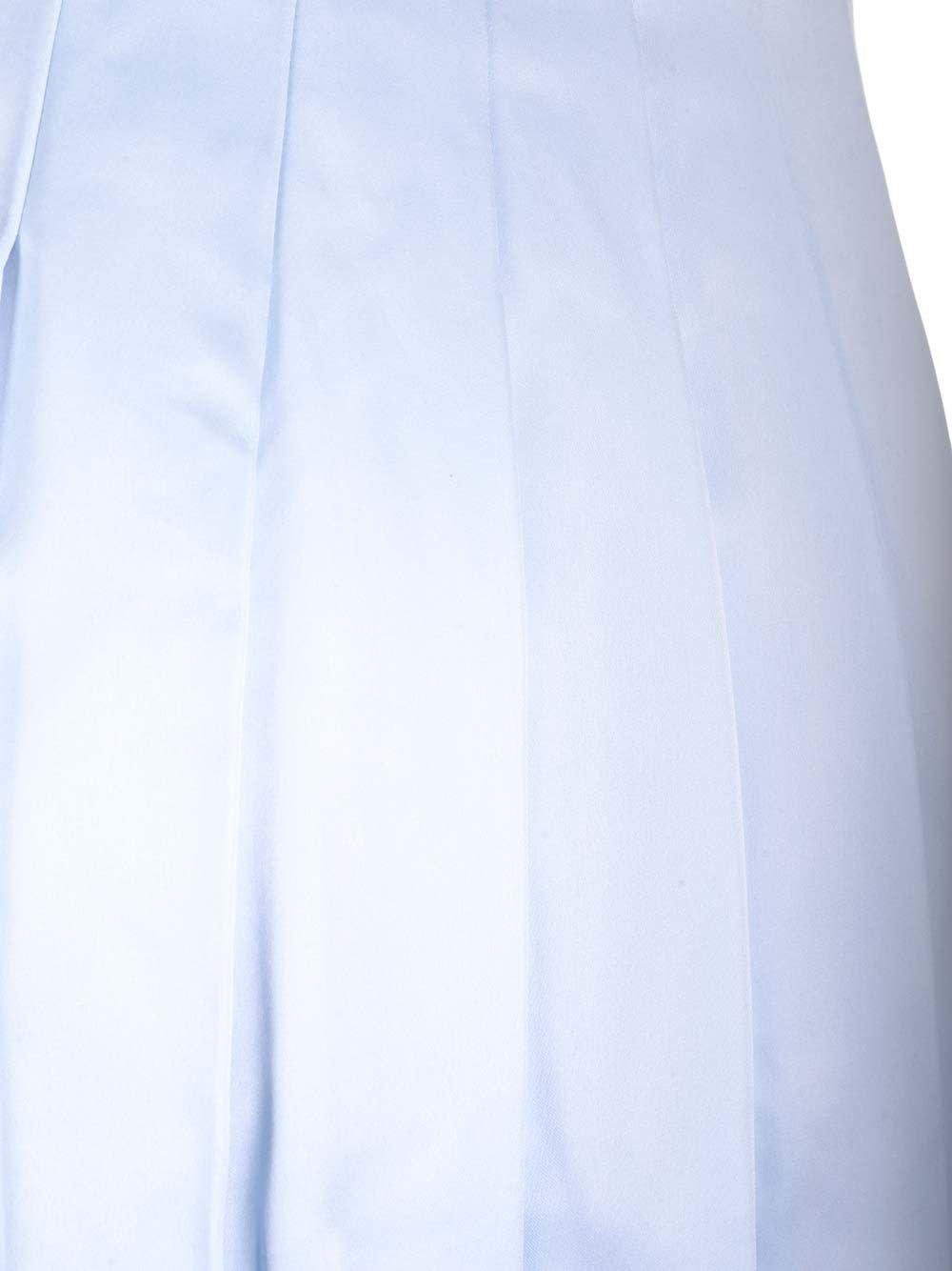 Shop Self-portrait Satin Midi Skirt In Blu