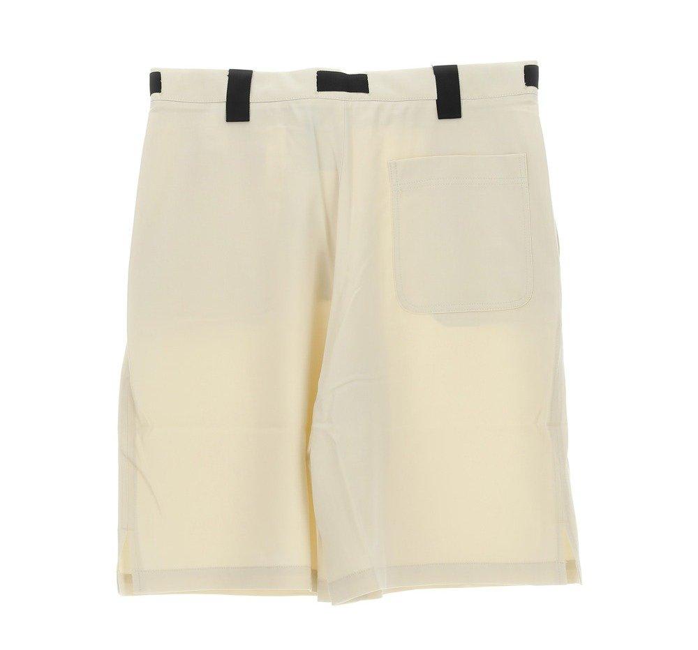 Jacquemus Le Short Meio Oversize Shorts In Beige