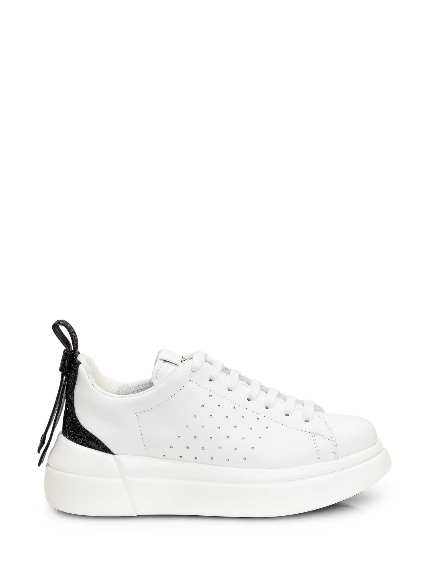 RED VALENTINO SNEAKER WITH GLITTER