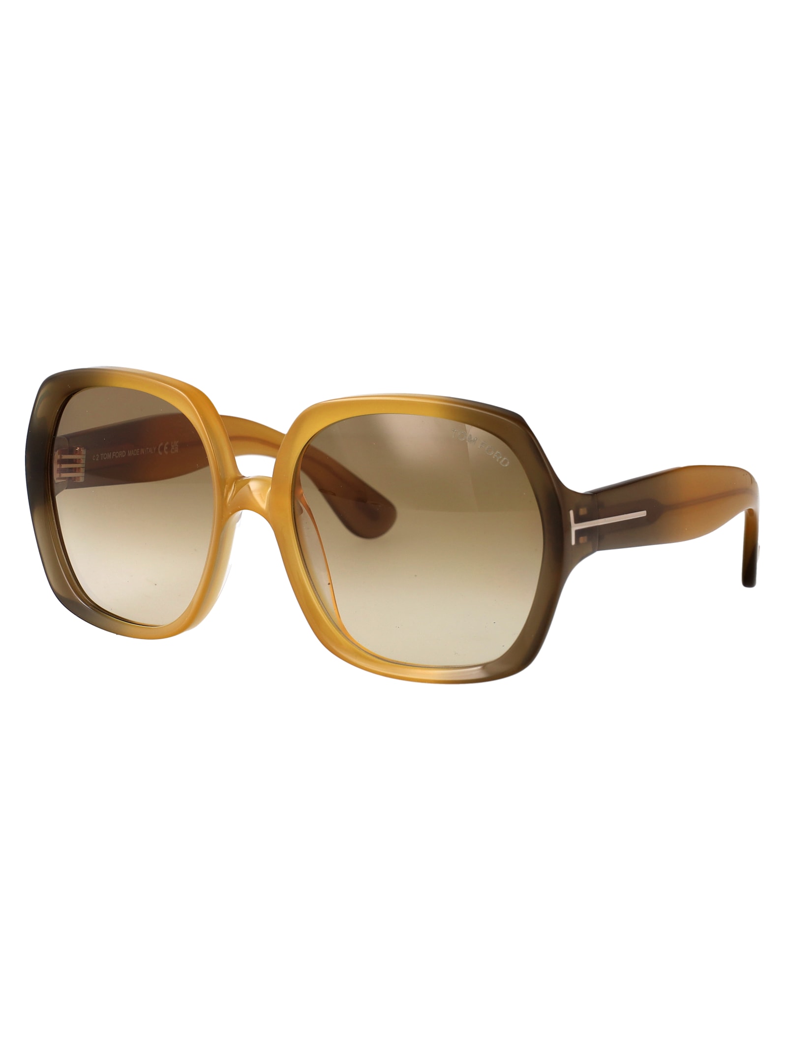 Tom Ford Saffron Sunglasses In Brown