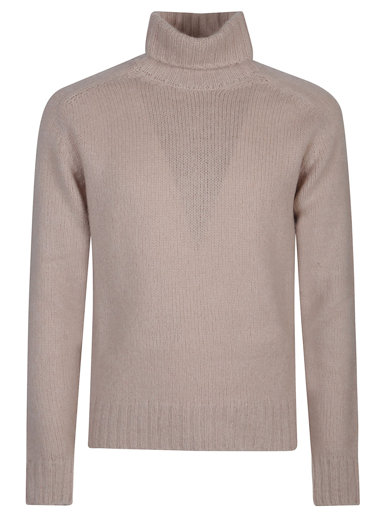 Shop Tom Ford Turtle Neck Sweater In Pale Pink