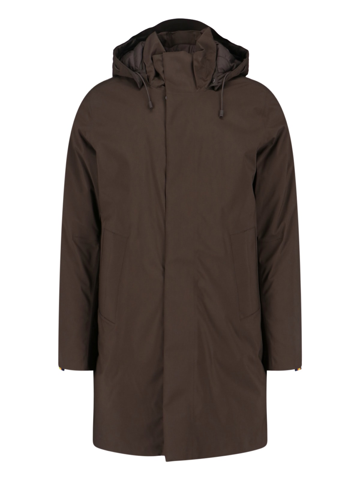 K-way Thomal Padded Jacket In Brown