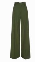 Frame Wrinkled Wide-leg Pants In Beige