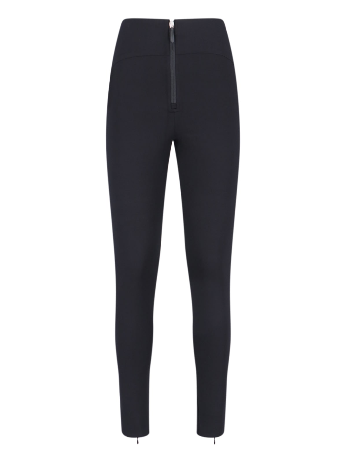 Shop Alaïa Logo Leggings In Black