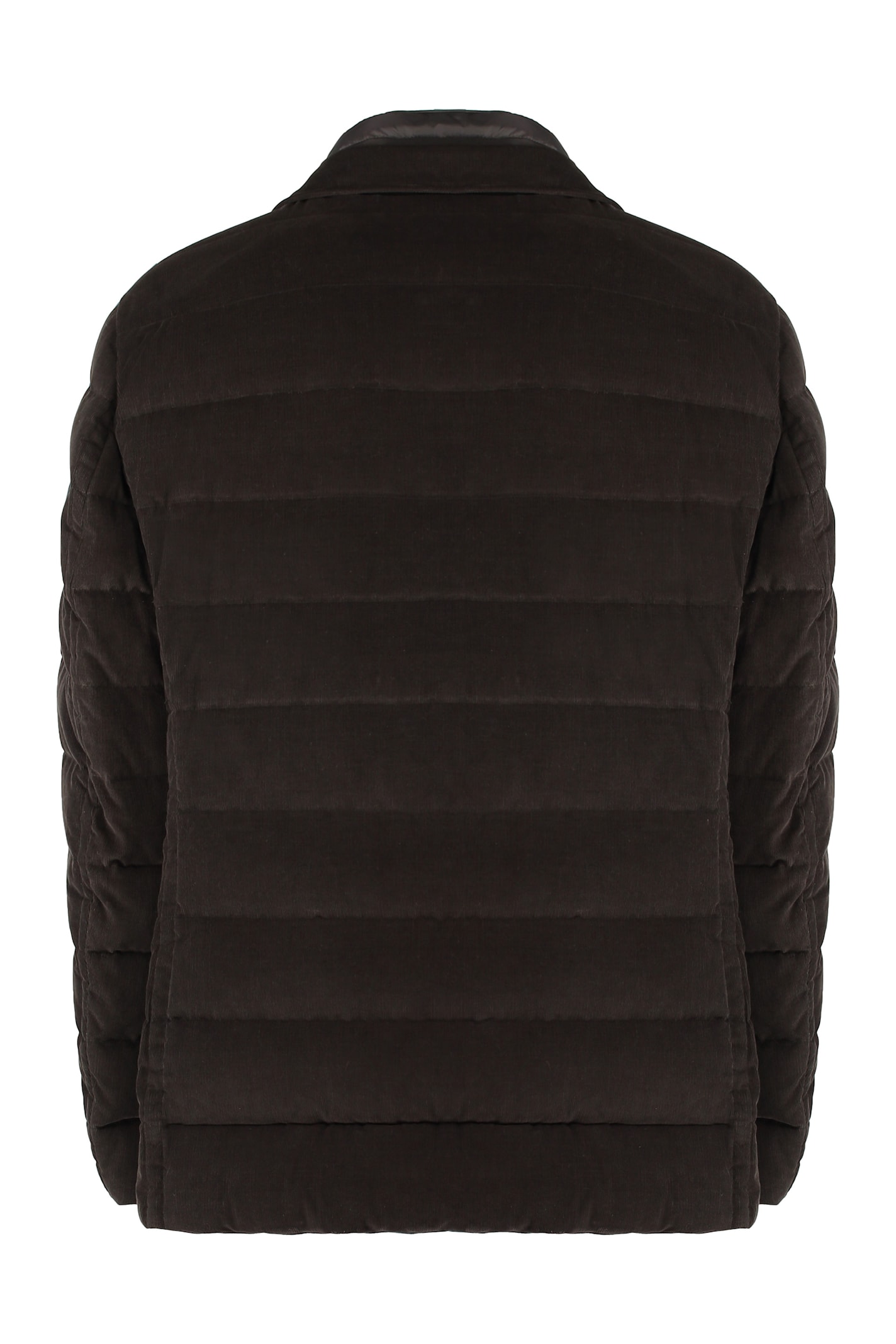 Moorer Nomos Padded Jacket In Brown
