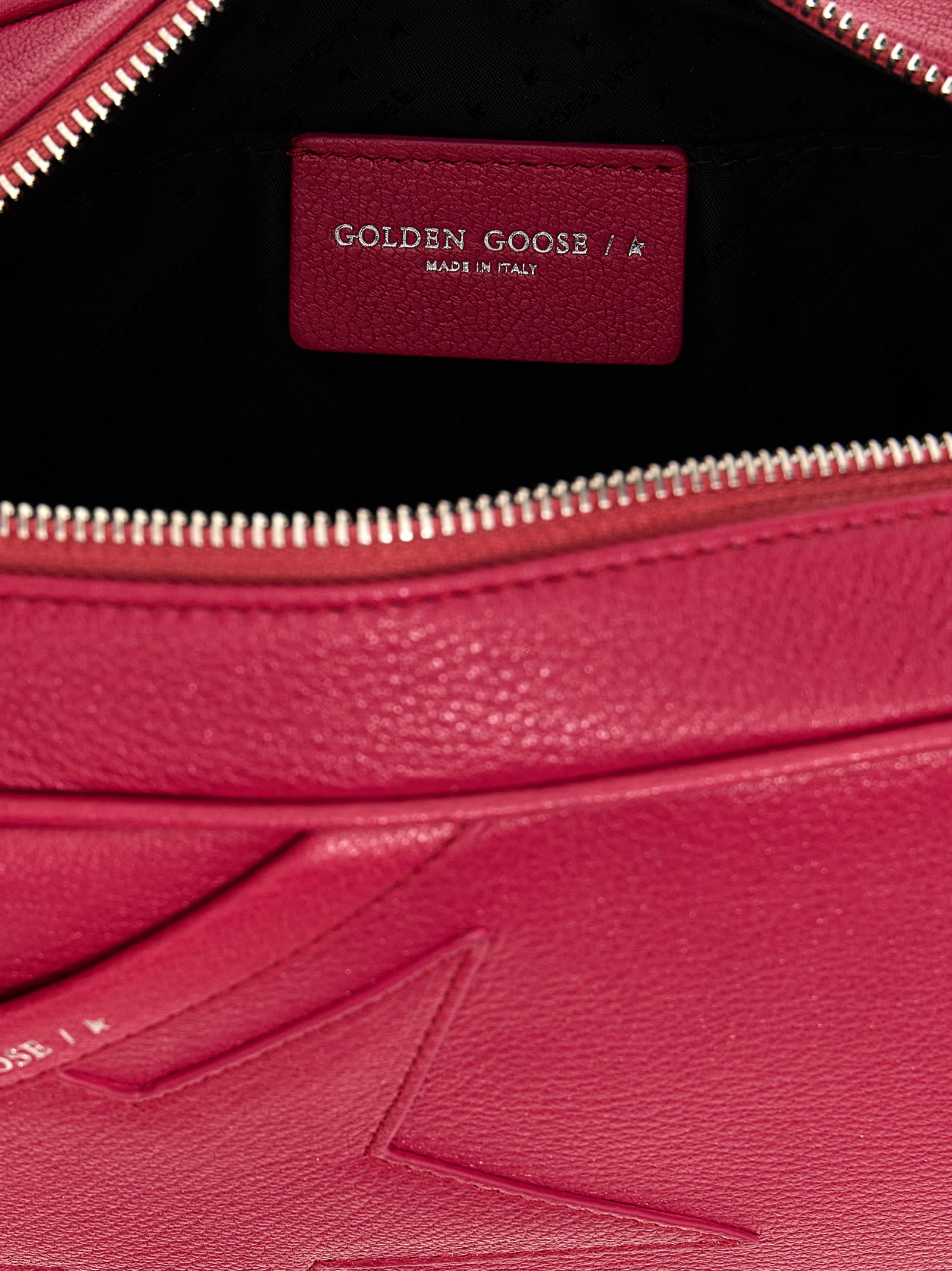 Shop Golden Goose Star Bag Crossbody Bag In Fuchsia