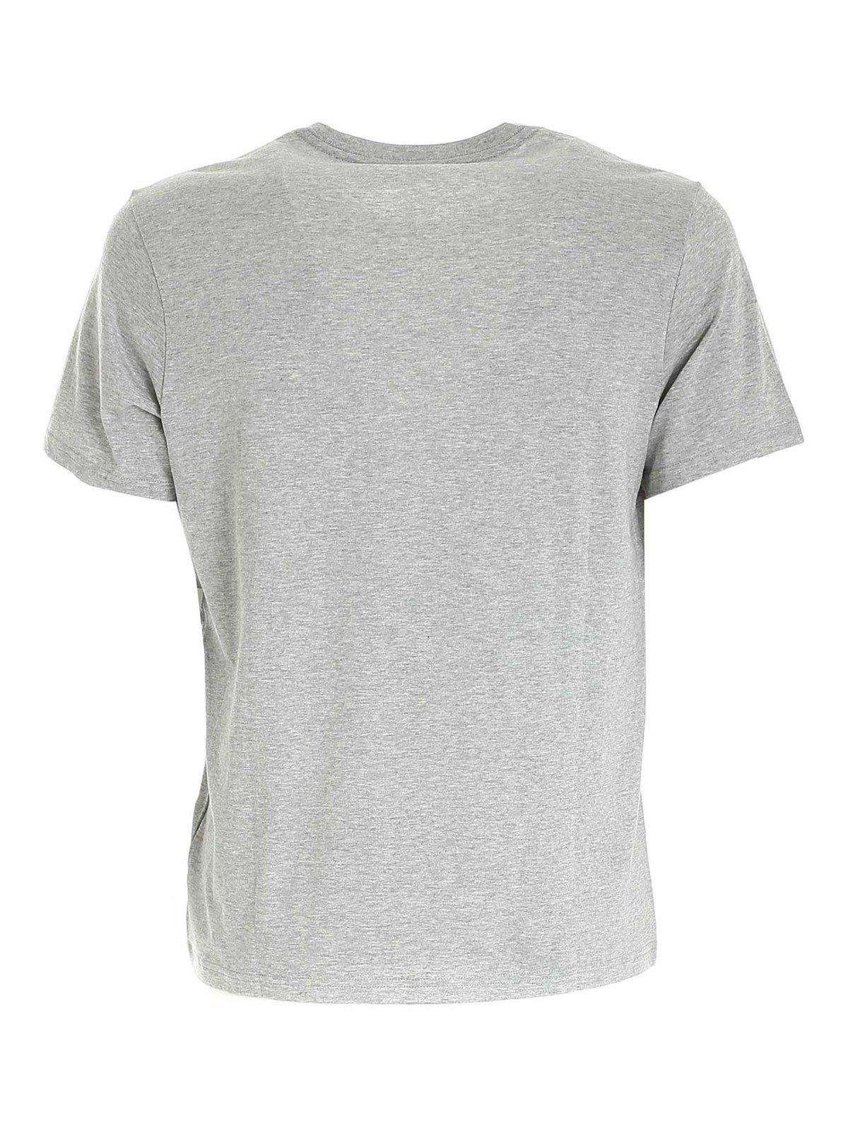 Polo Ralph Lauren Ralph Lauren Crew Neck T Shirt Grey In Andover Heather