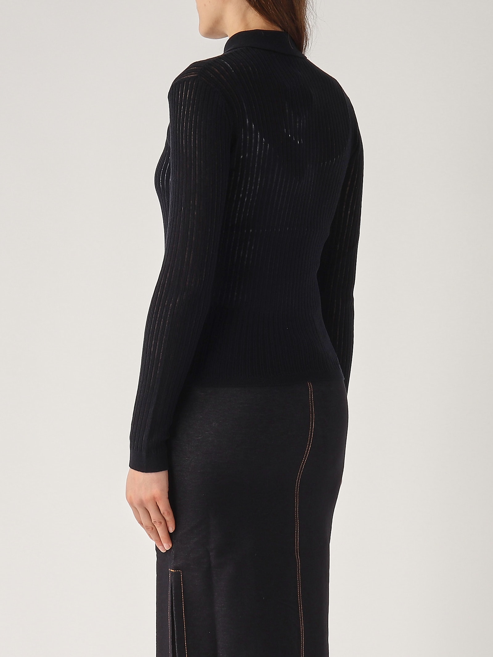 Max Mara Studio Egrege Sweater In Nero