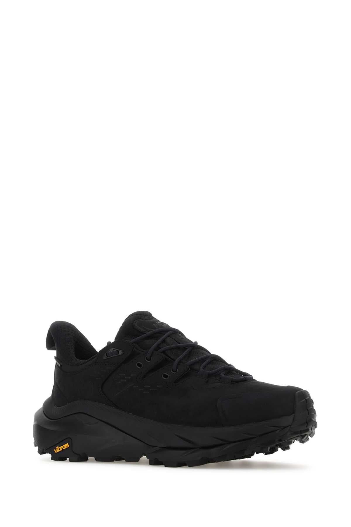 HOKA BLACK NUBUK KAHA 2 LOW SNEAKERS