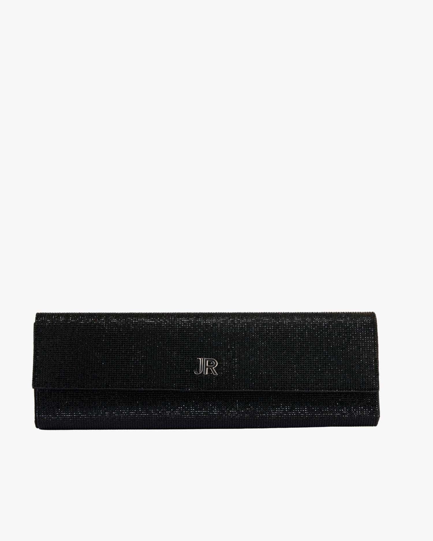 Shop John Richmond Flap Clutch Bag In Nero