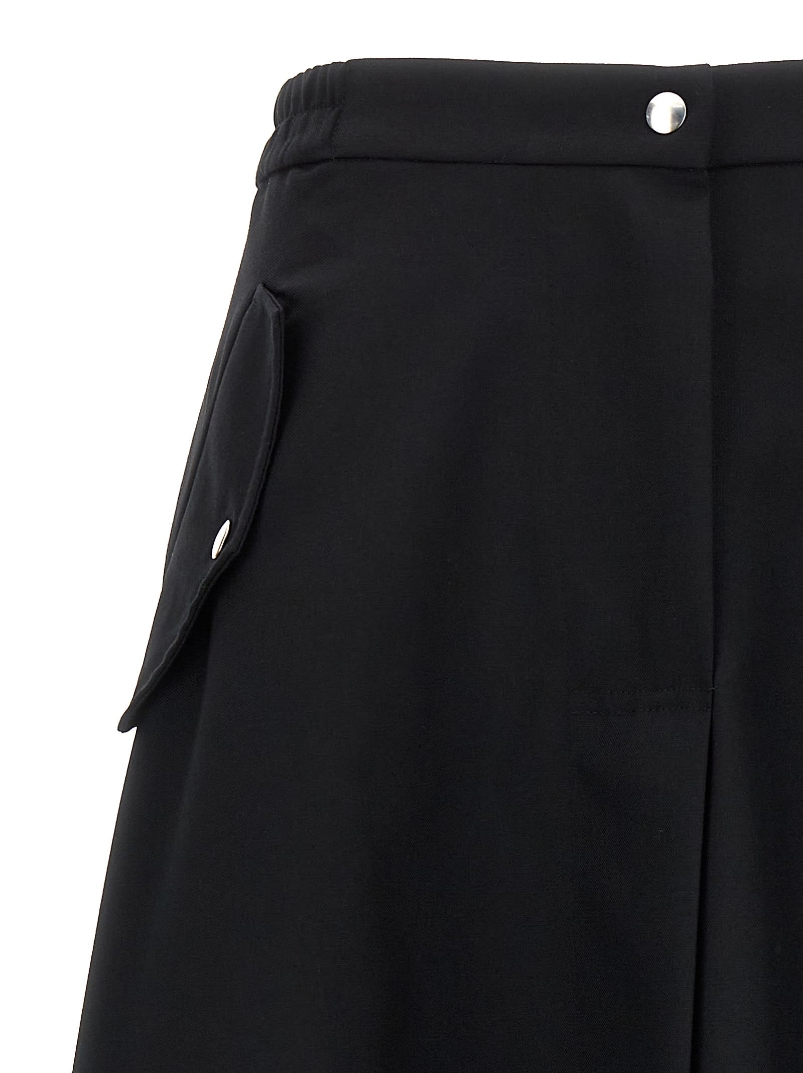 Shop Cellar Door Ari Midi Skirt In Black