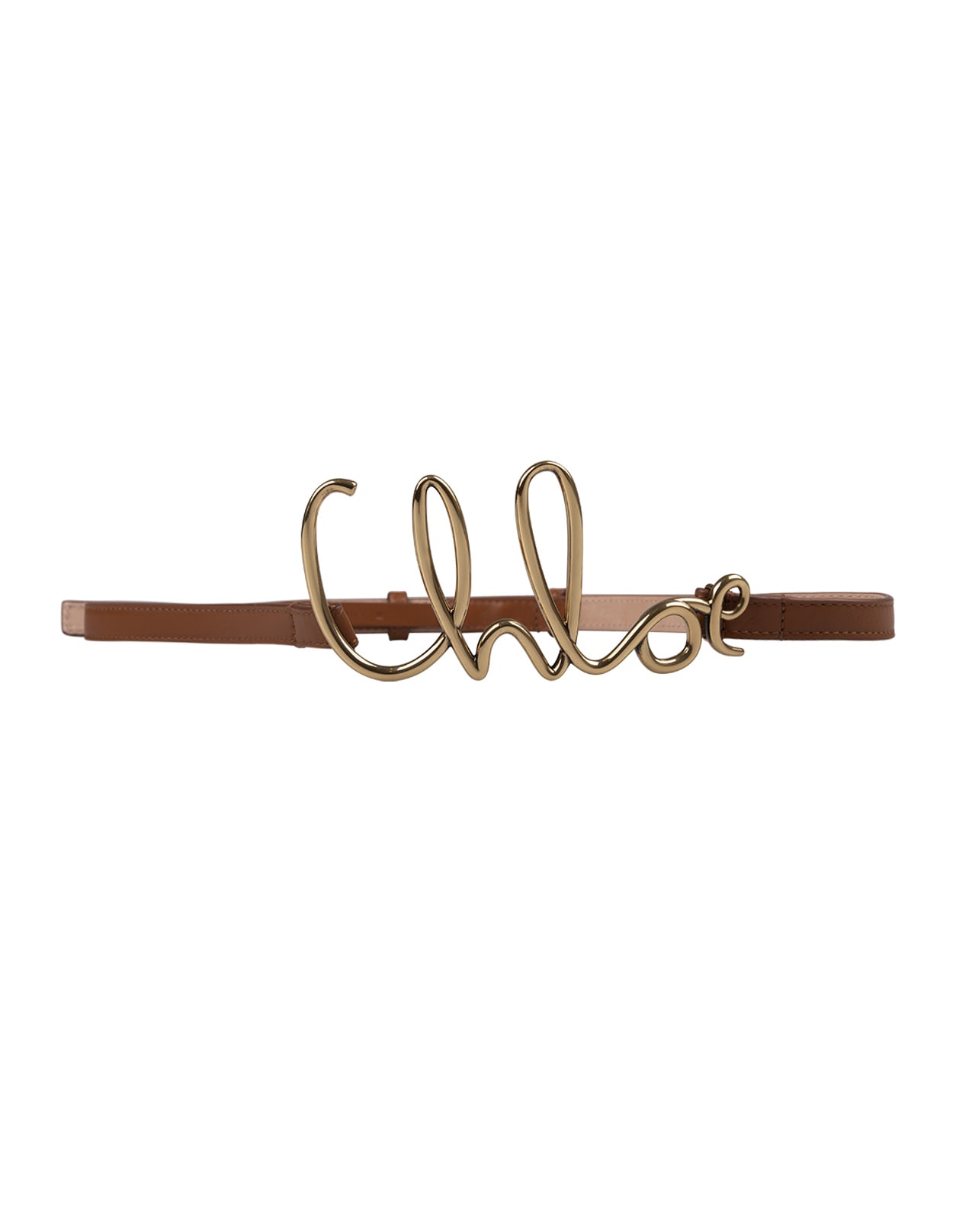 Chloé Brown Chloé Iconic Small Belt