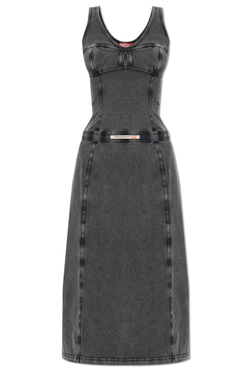 Diesel Gray D-inny Midi Dress