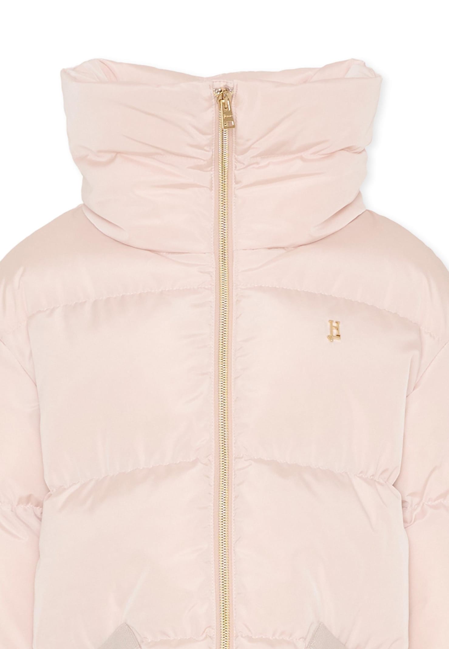 Herno A-shape Jacket In Taffeta In Animal Print