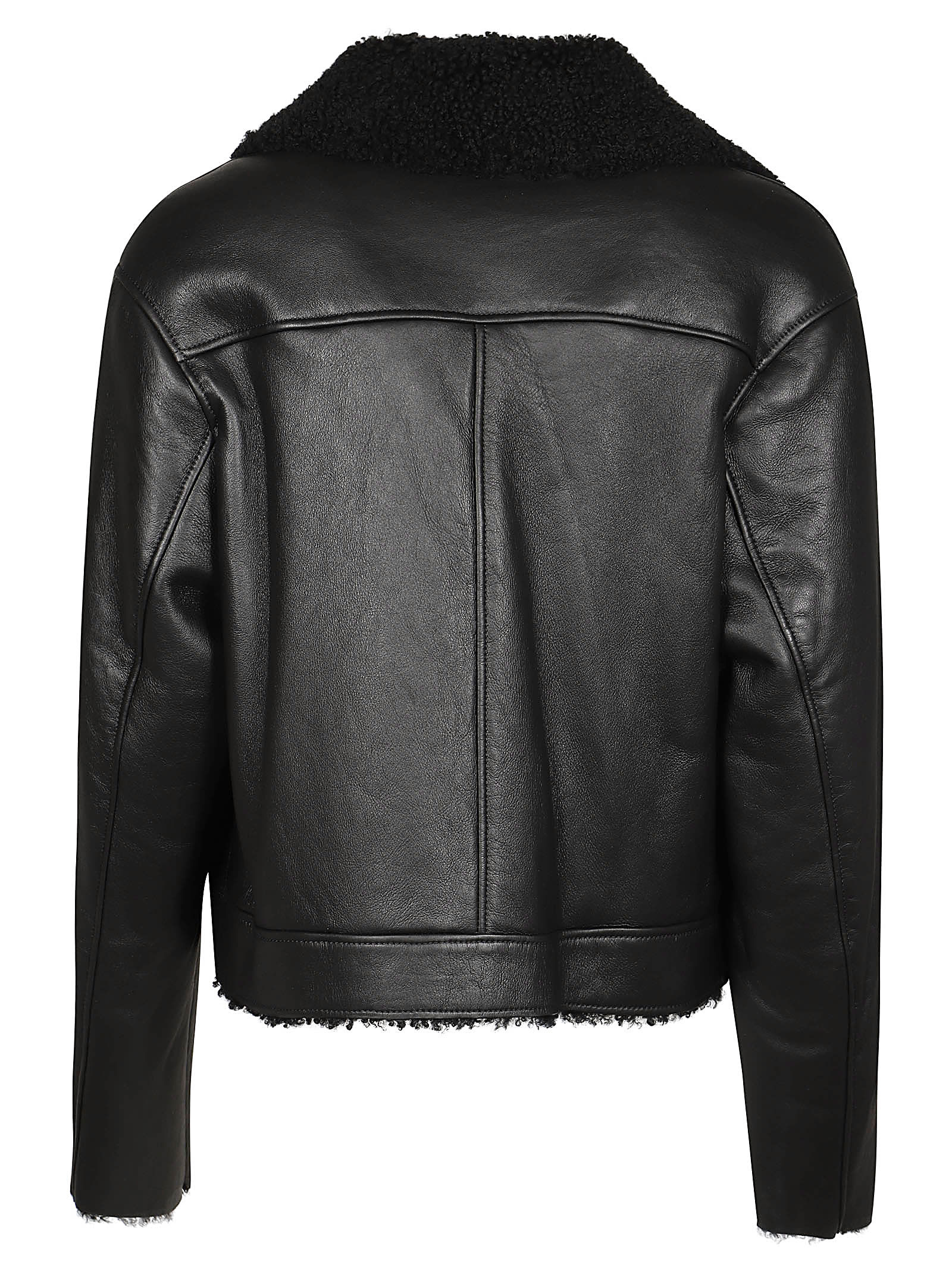 Desa 1972 Shearling Jacket In Black