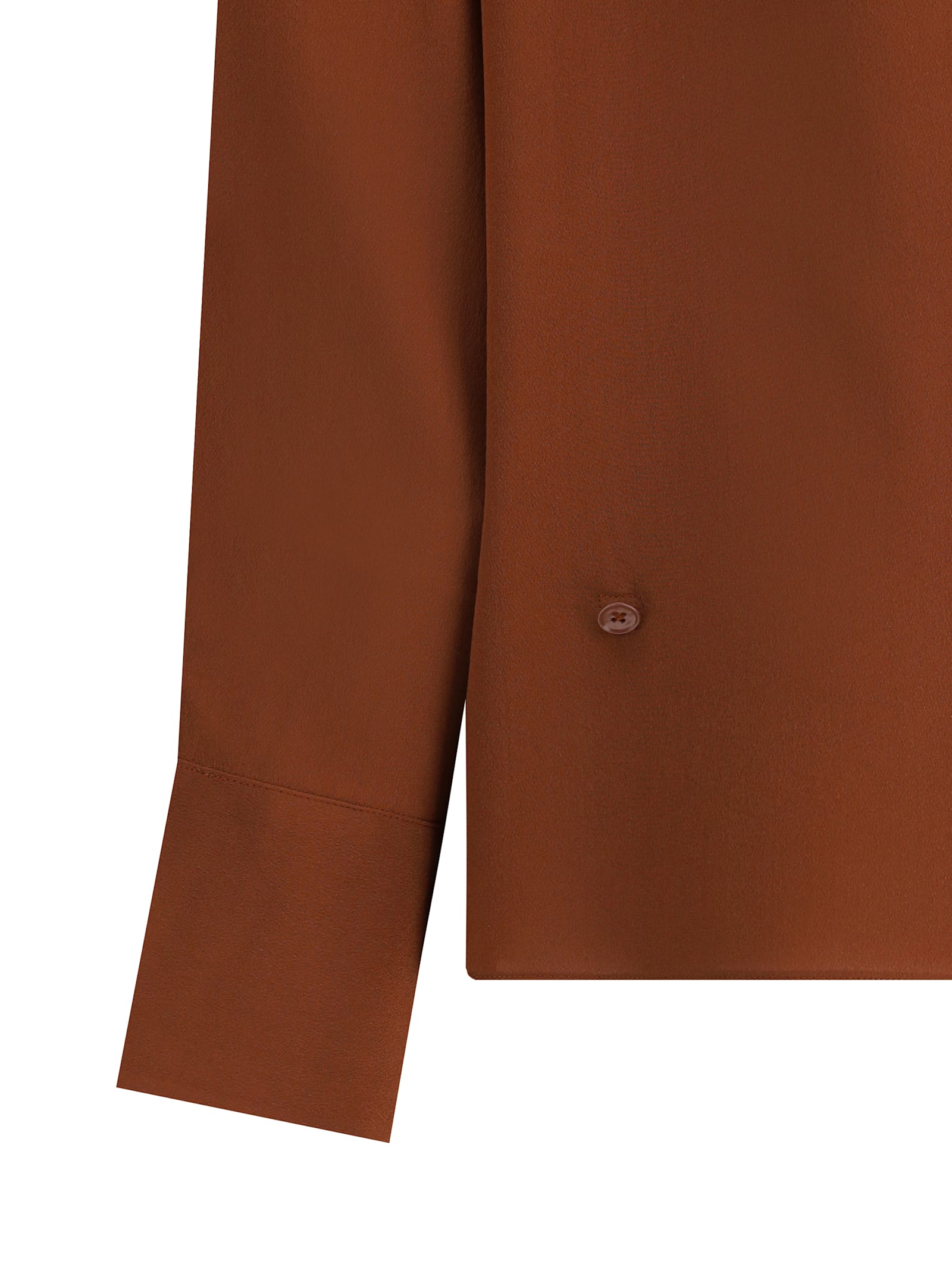 Petar Petrov Hooded Blouse In Redish Brown