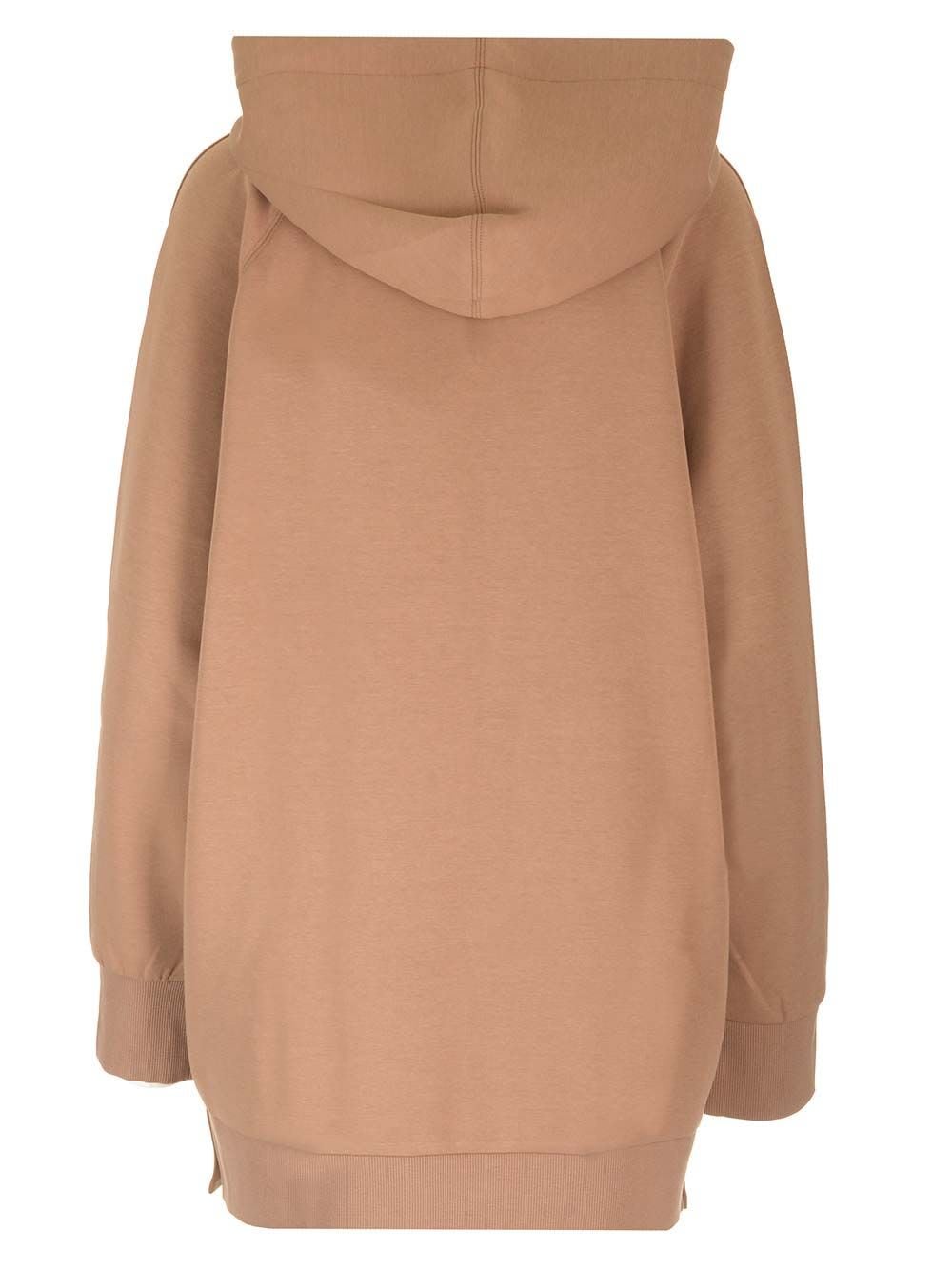 Shop 's Max Mara Oversized Drawstring Hoodie In Cammello