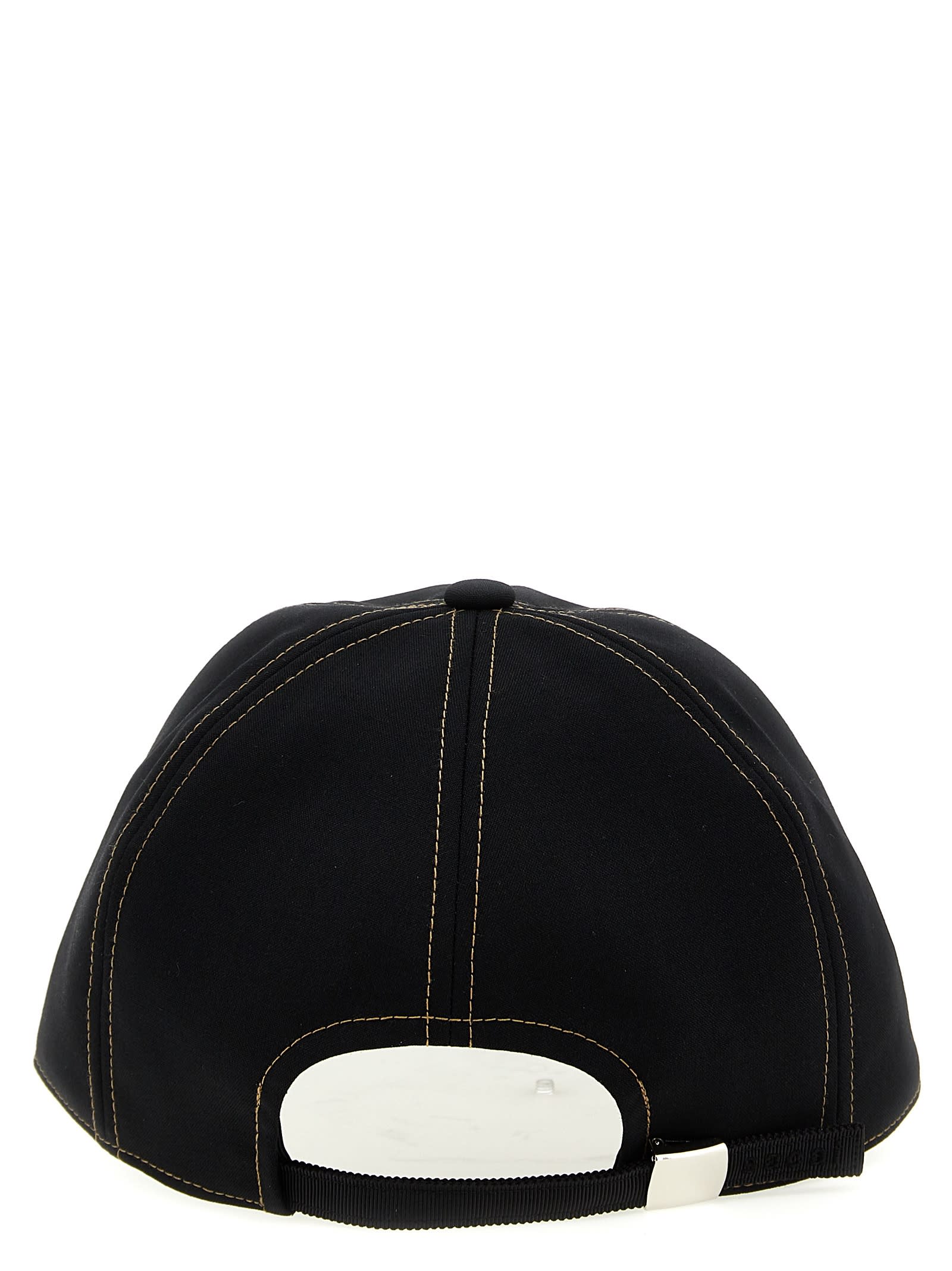 Shop Sacai X Carhartt Wip Cap In Black