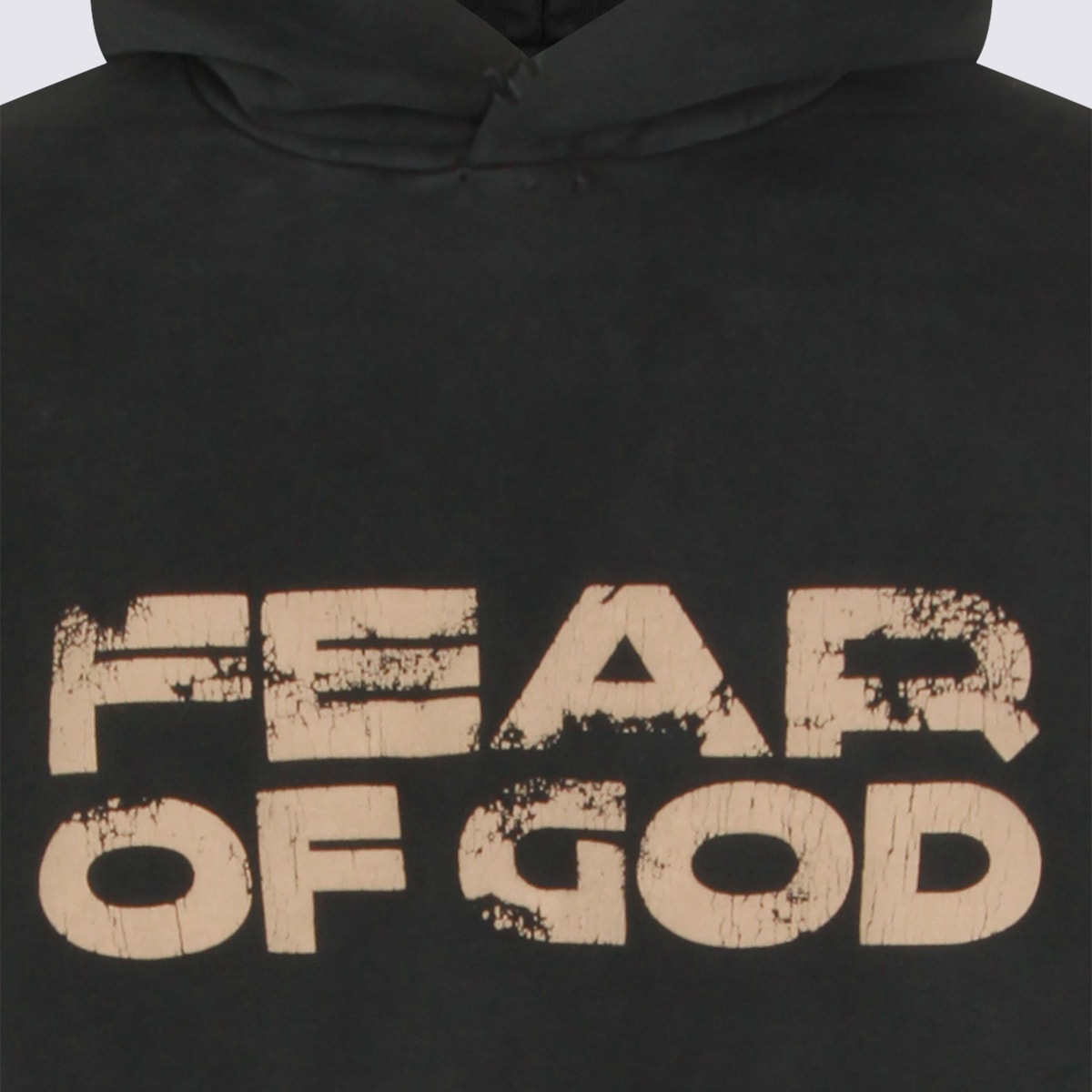 Fear Of God Hooded Knitwear With Ribbed Cuffs And Hem In Black