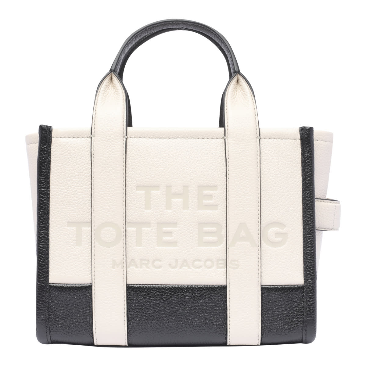 Shop Marc Jacobs The Small Tote Bag In Ivory Multy