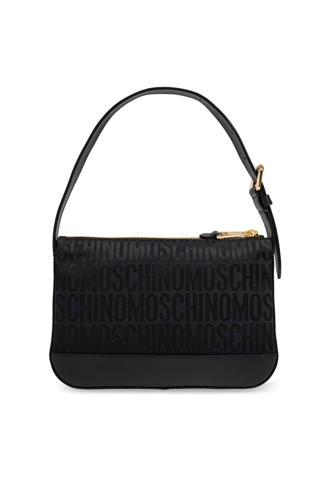 Shop Moschino Monogrammed Shoulder Bag