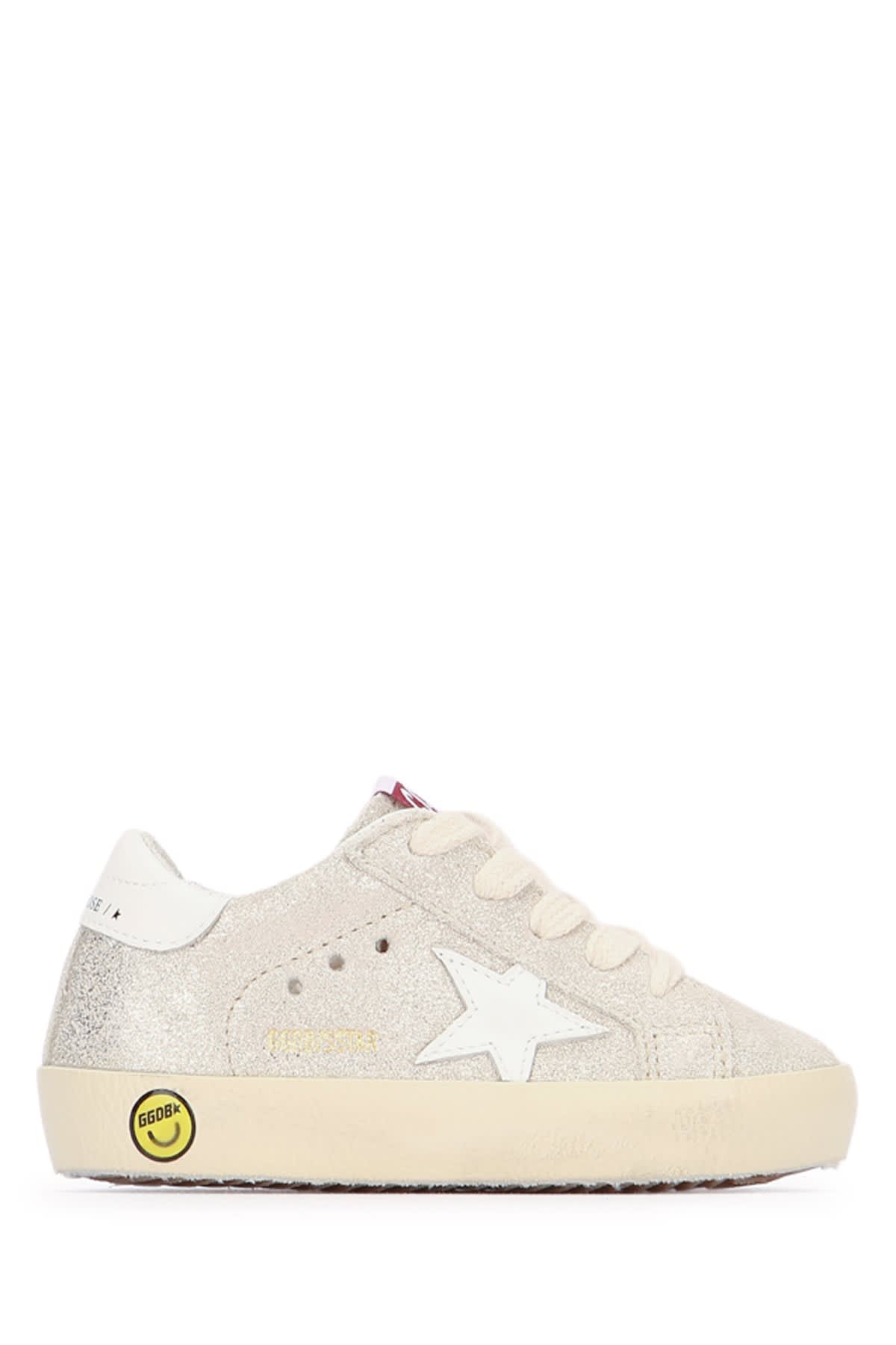 Golden Goose Super Star Laminated Sued In Neutral