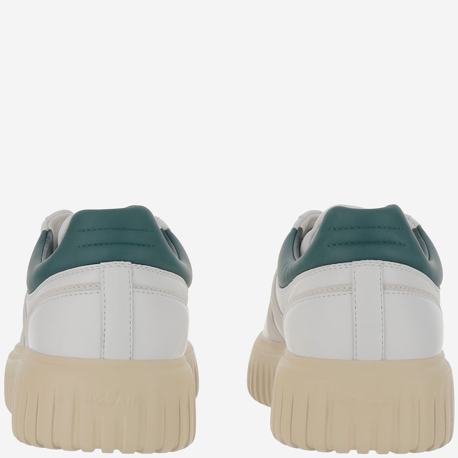 Hogan H Slash Lace-up Shoe In Neutral
