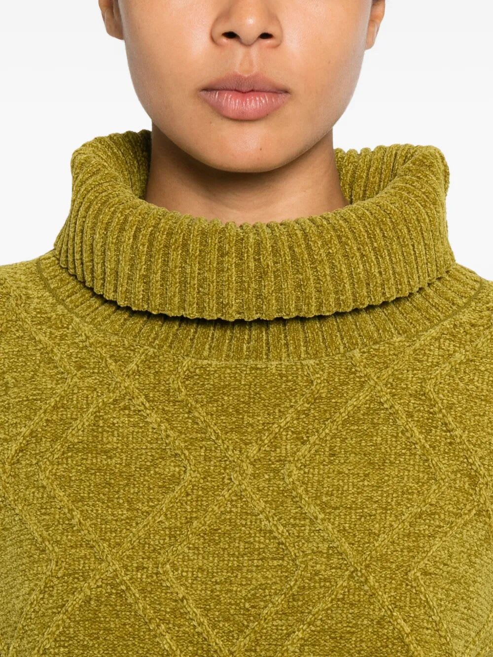 Rrd - Roberto Ricci Design Velvet Fish Volcano Wom Knit In Yellow