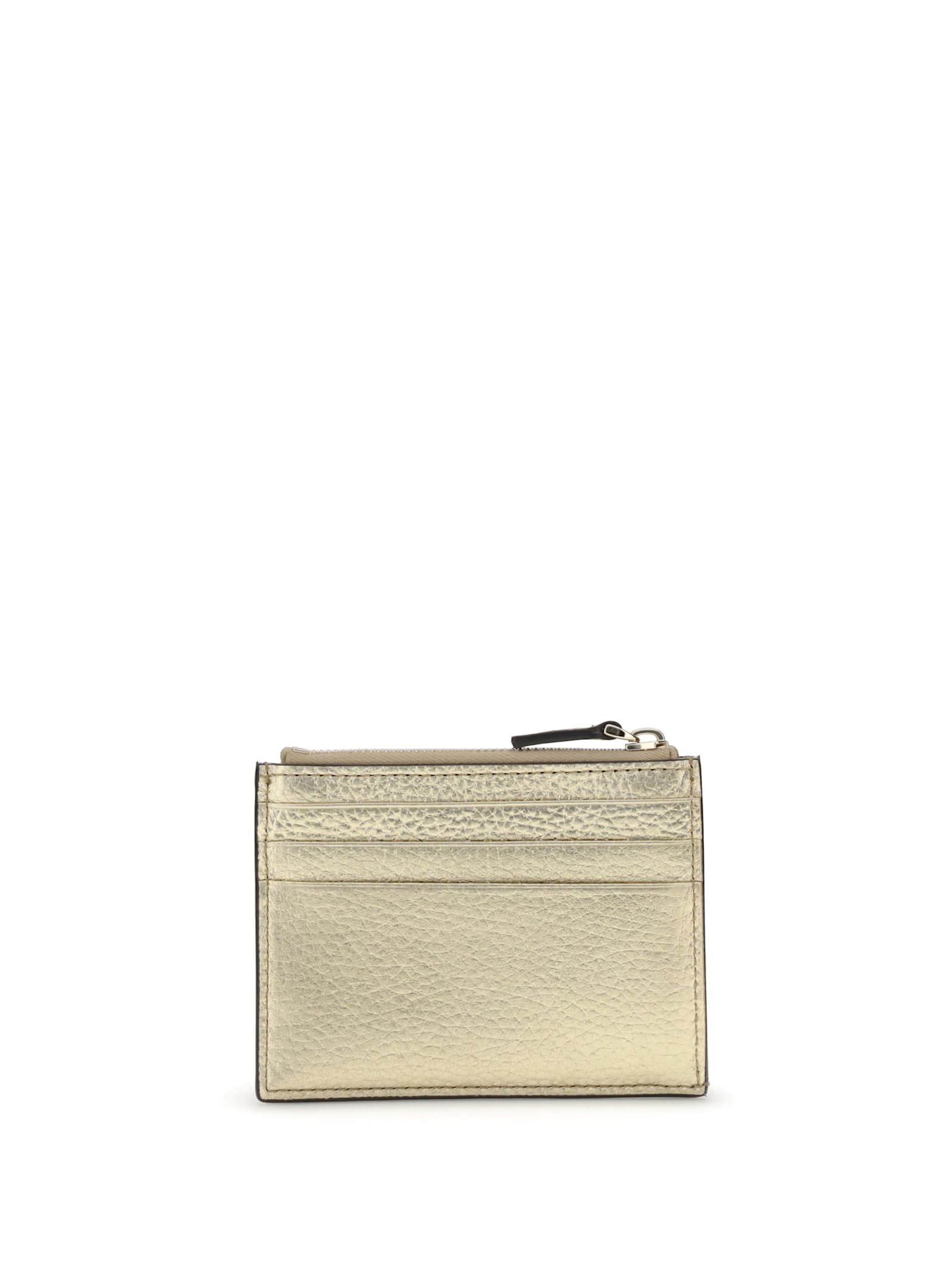 Valentino Rockstud Coin Purse In Green