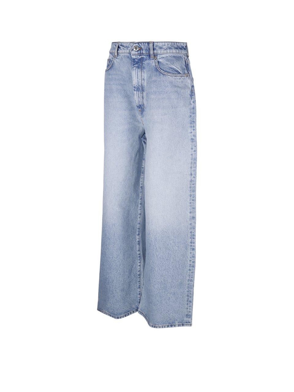 Shop Sportmax Angri Jeans In Midnightblue