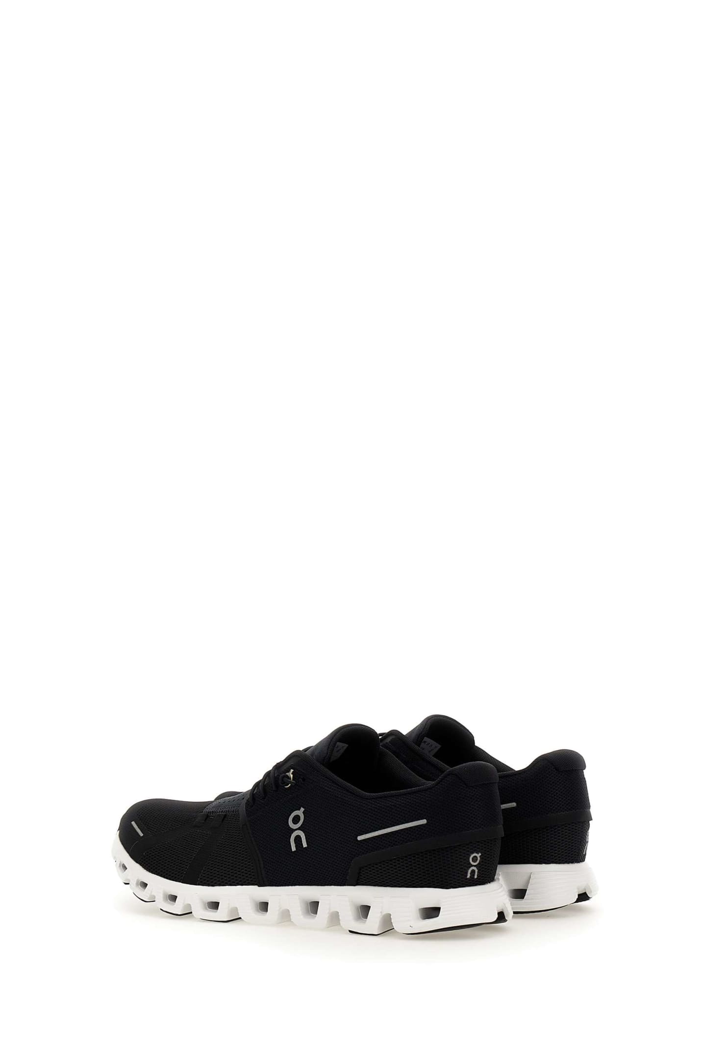 Shop On Cloud 5 Sneakers In Black-white