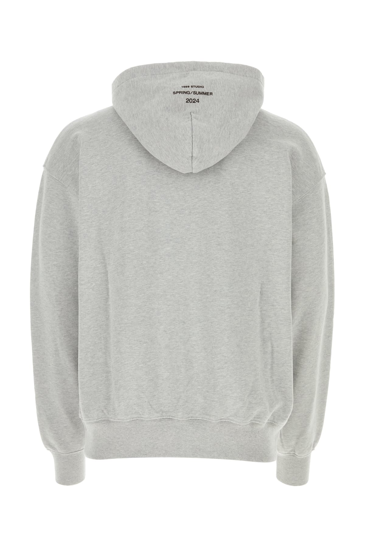 1989 Studio Man's Slime Hoodie In Oatmealgrey