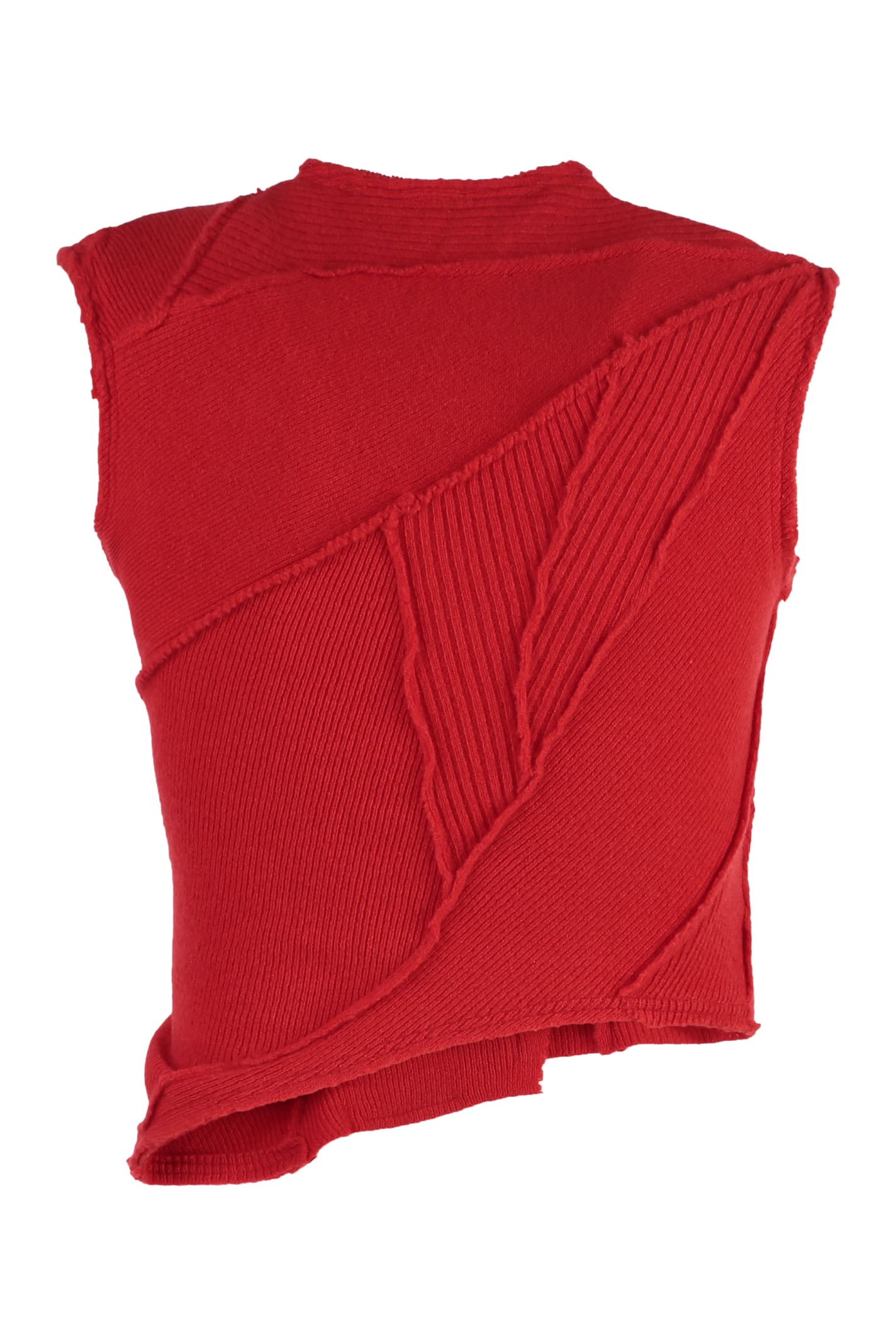 Talia Byre Merino Wool Tank Top In Red