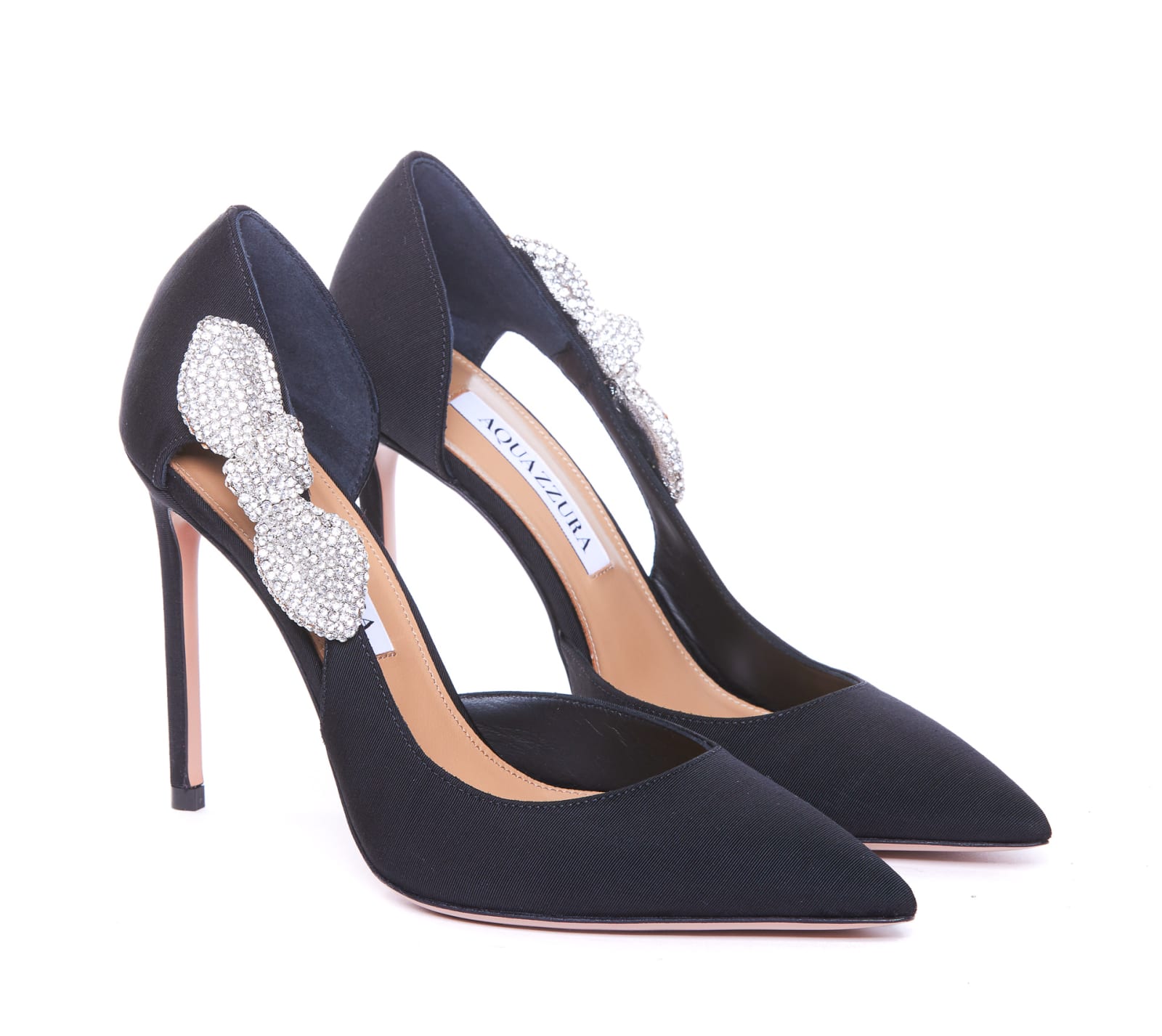 Shop Aquazzura Very Bow Pumps In Black