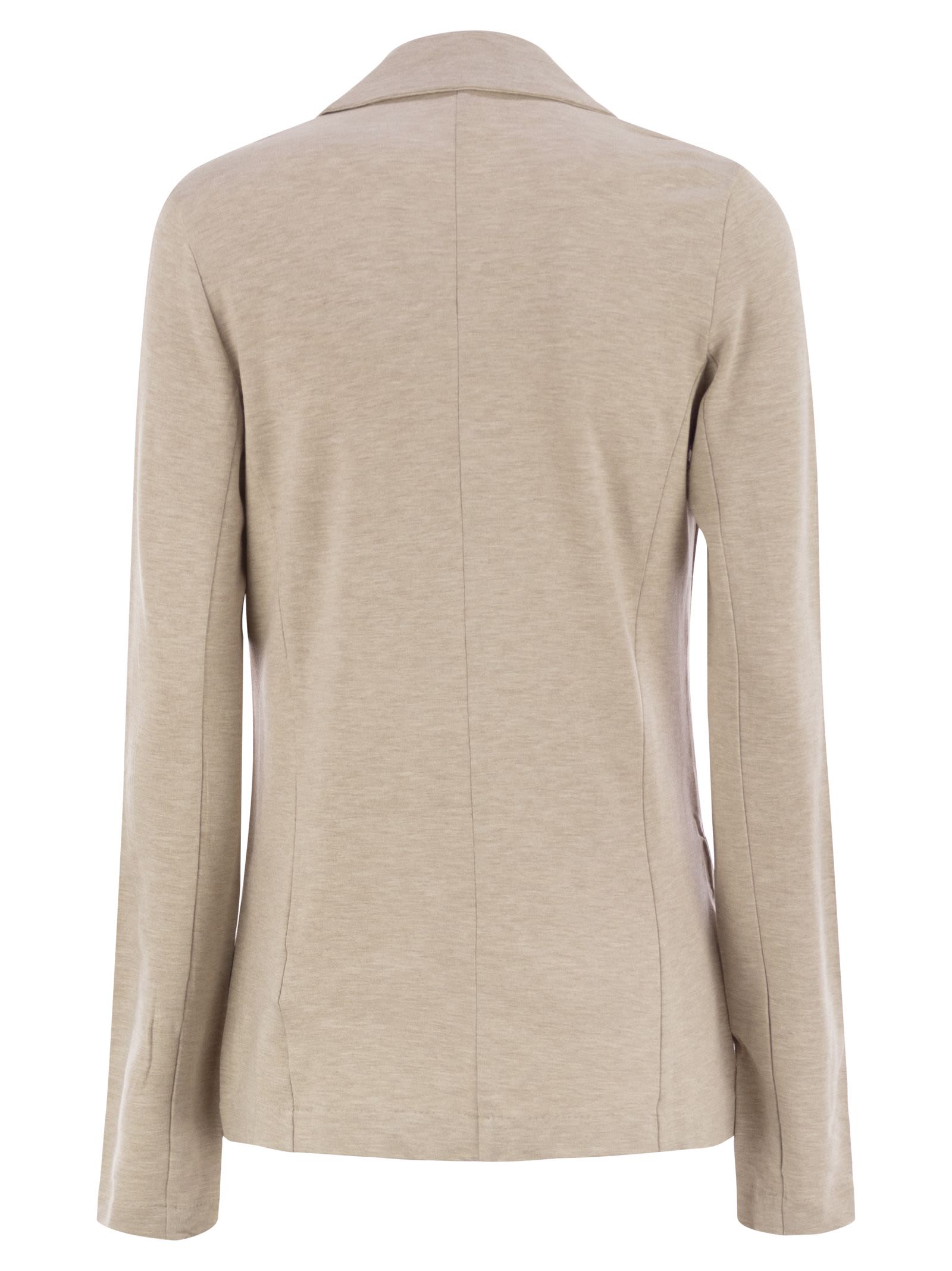 Majestic Single Button Jacket In Brown