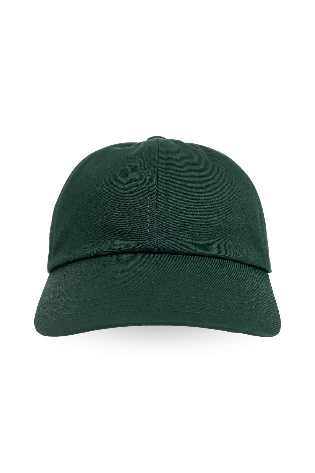 Burberry Logo Embroidered Baseball Cap In Green