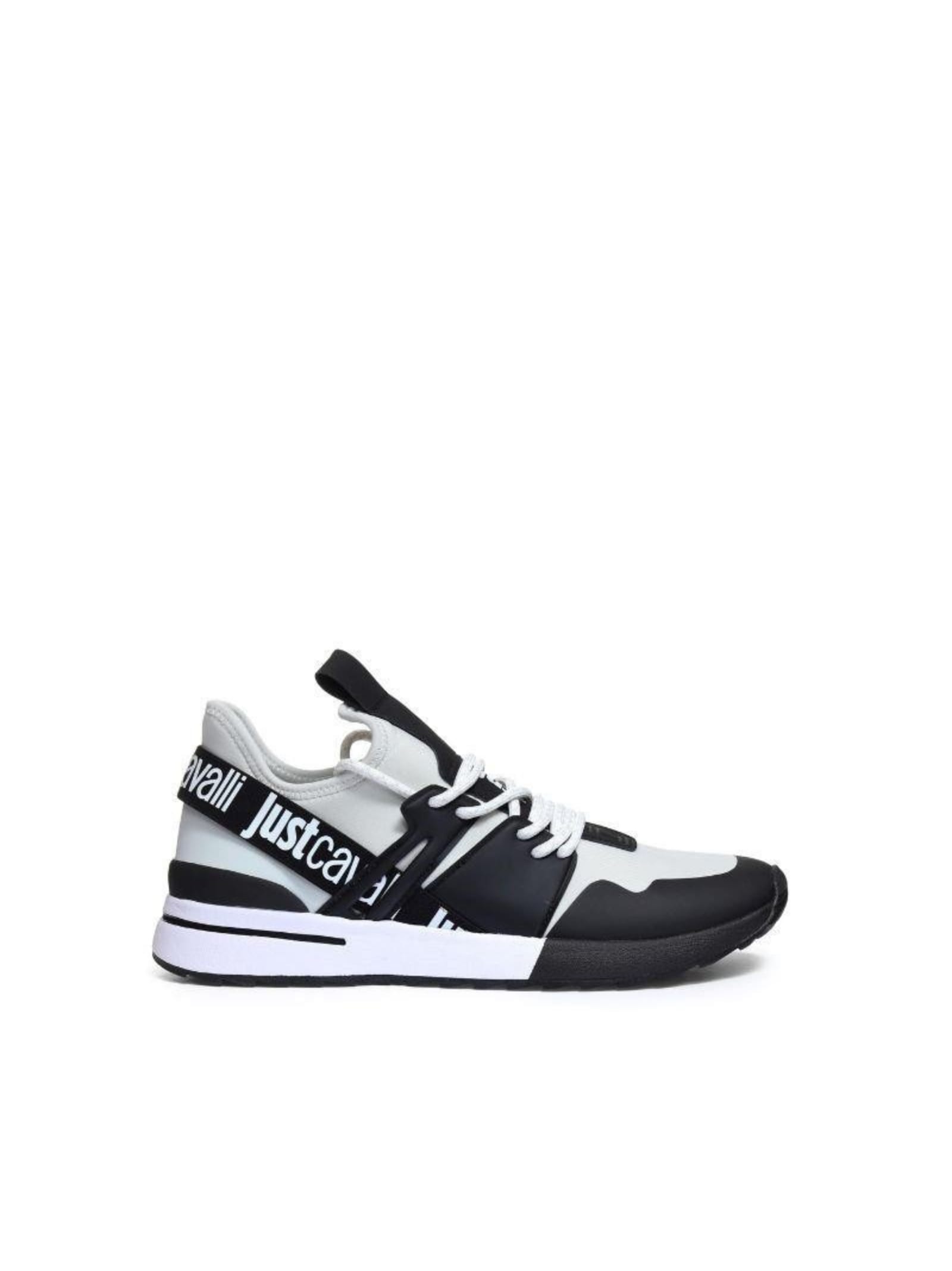 Shop Just Cavalli Sneakers In White