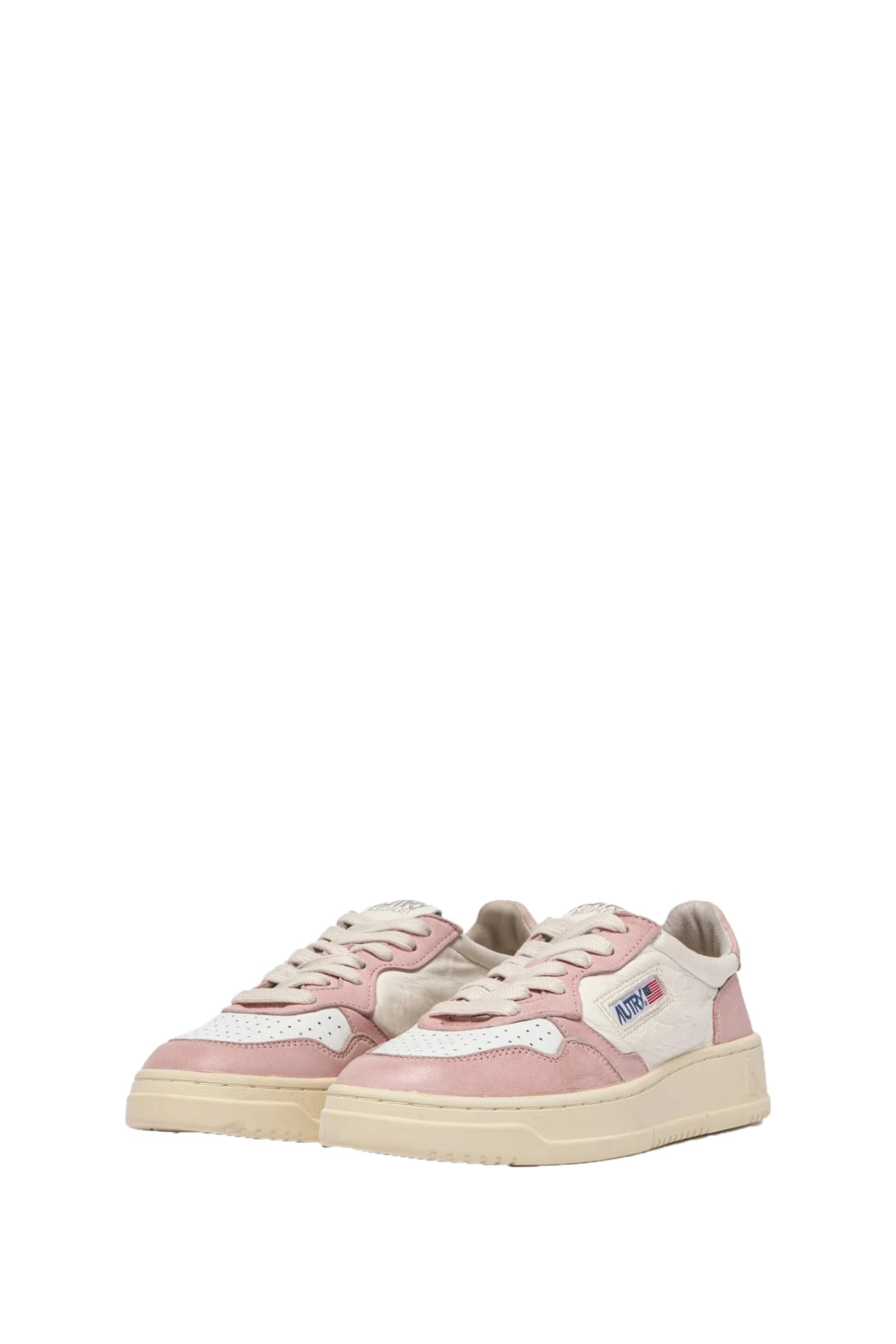 Shop Autry Sneakers Medalist Low In Pink