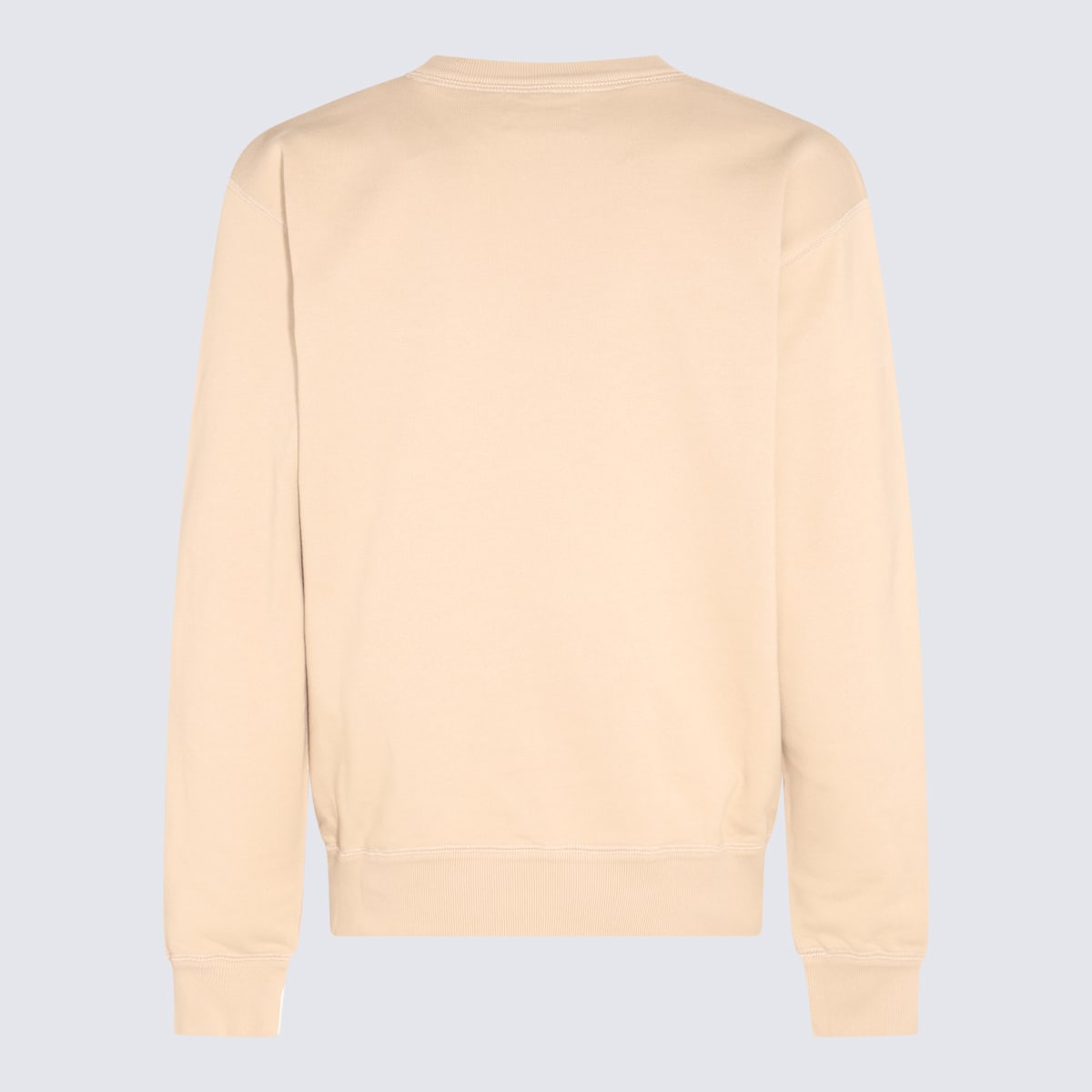 Light Beige Cotton Sweatshirt