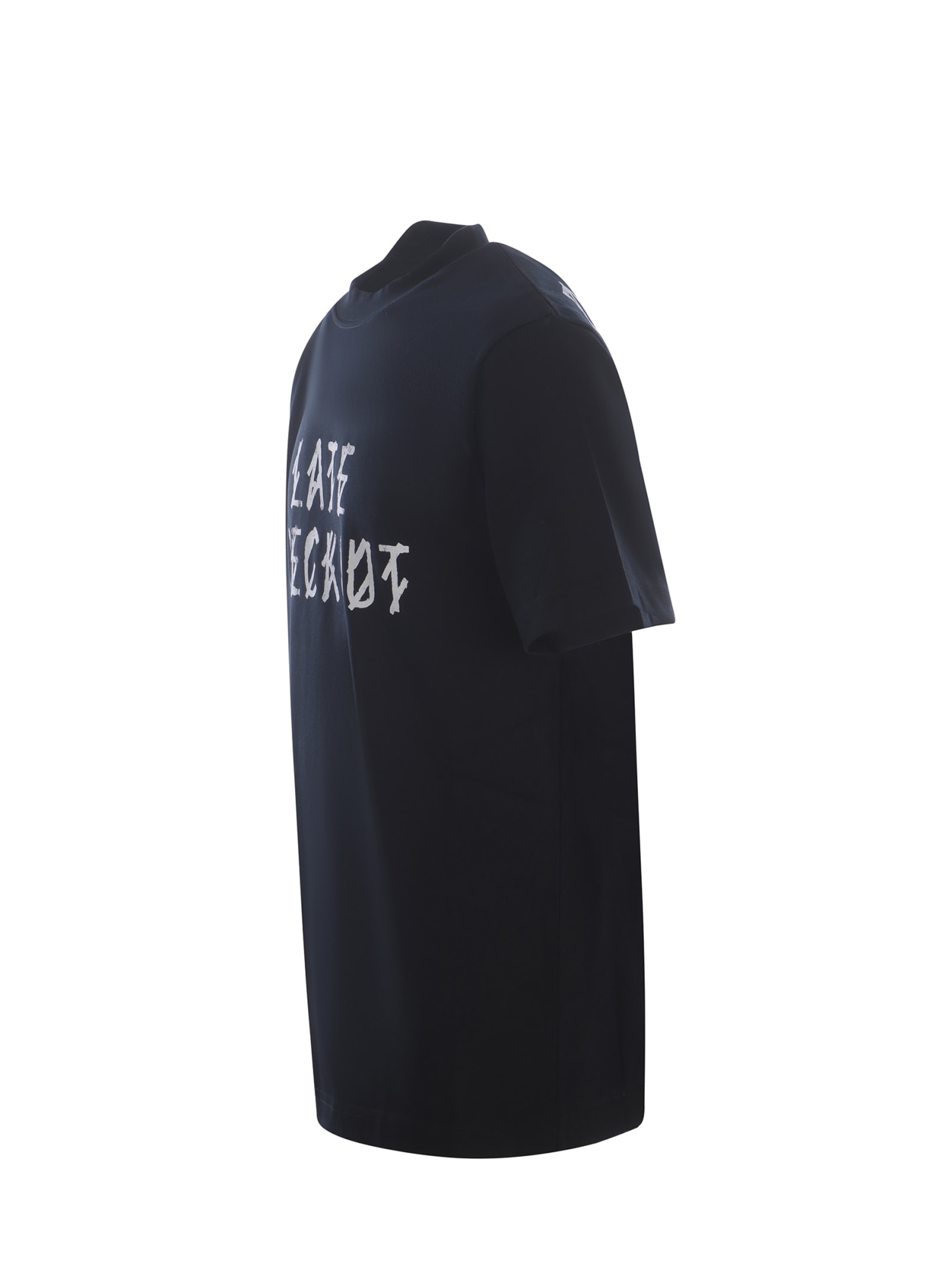 Shop 44 Label Group T-shirt  Made Of Cotton In Nero