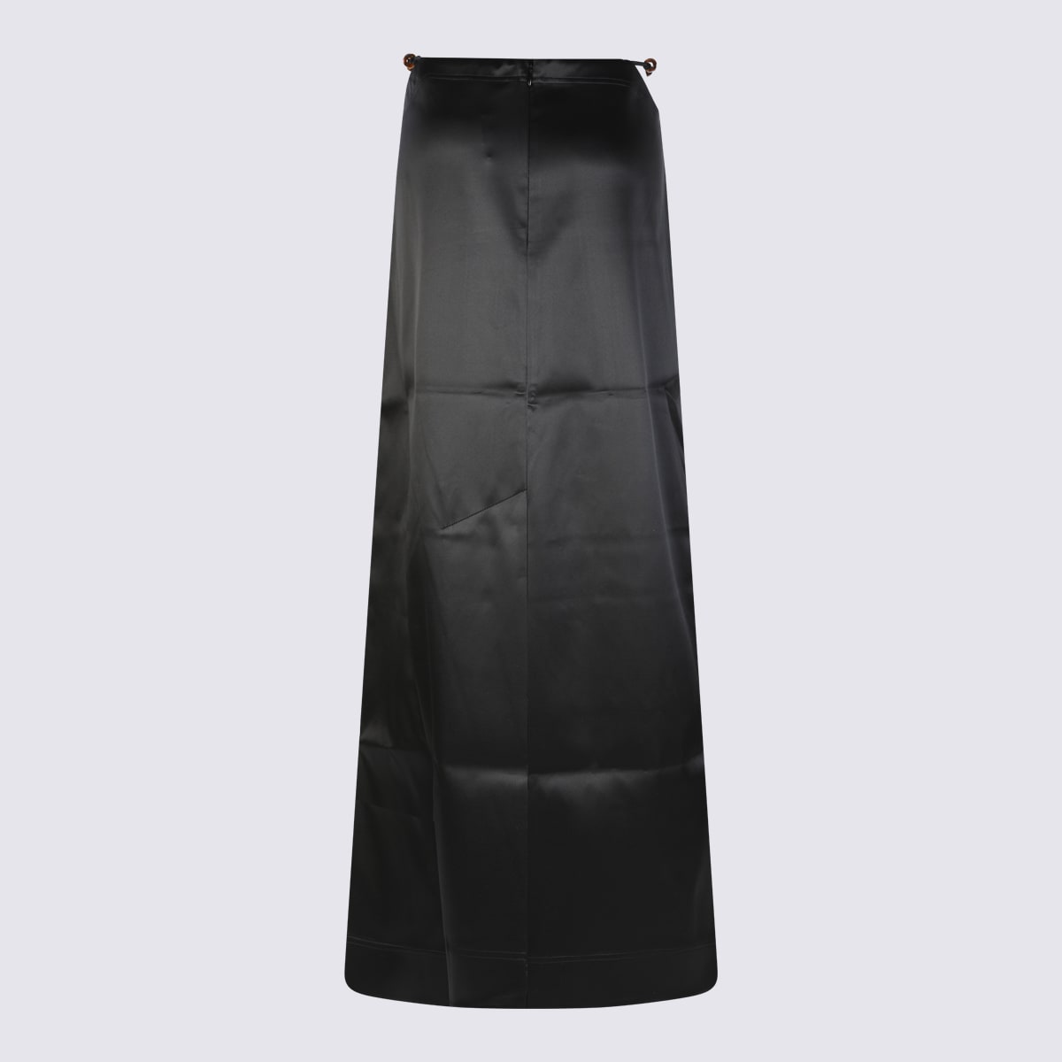 Shop Ganni Black Maxi Skirt
