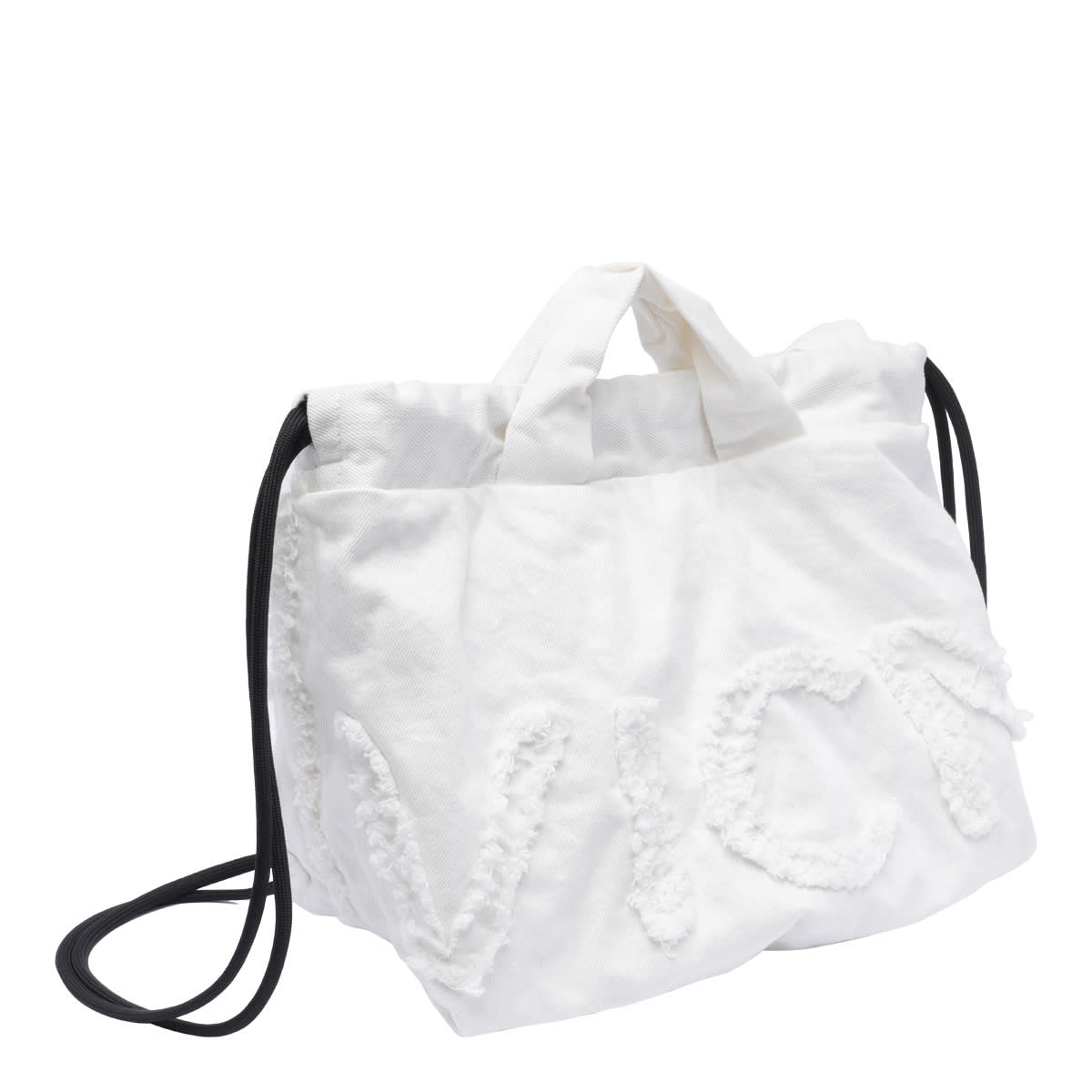 Vic Matie Logo Bag Backpack In White