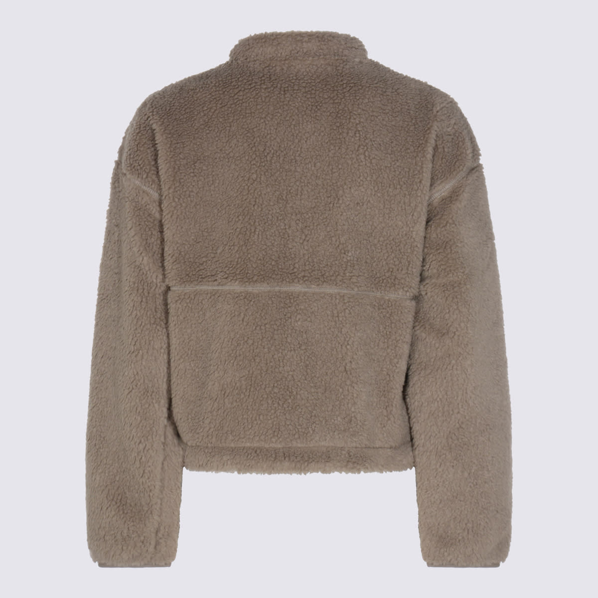 The North Face Beige Casual Jacket In Green