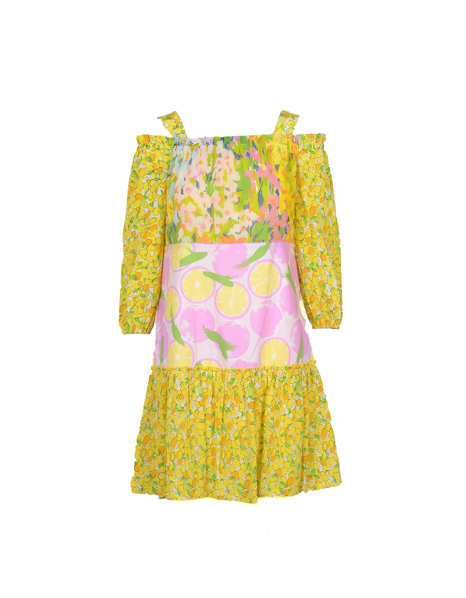 Moschino Womens Yellow Dress