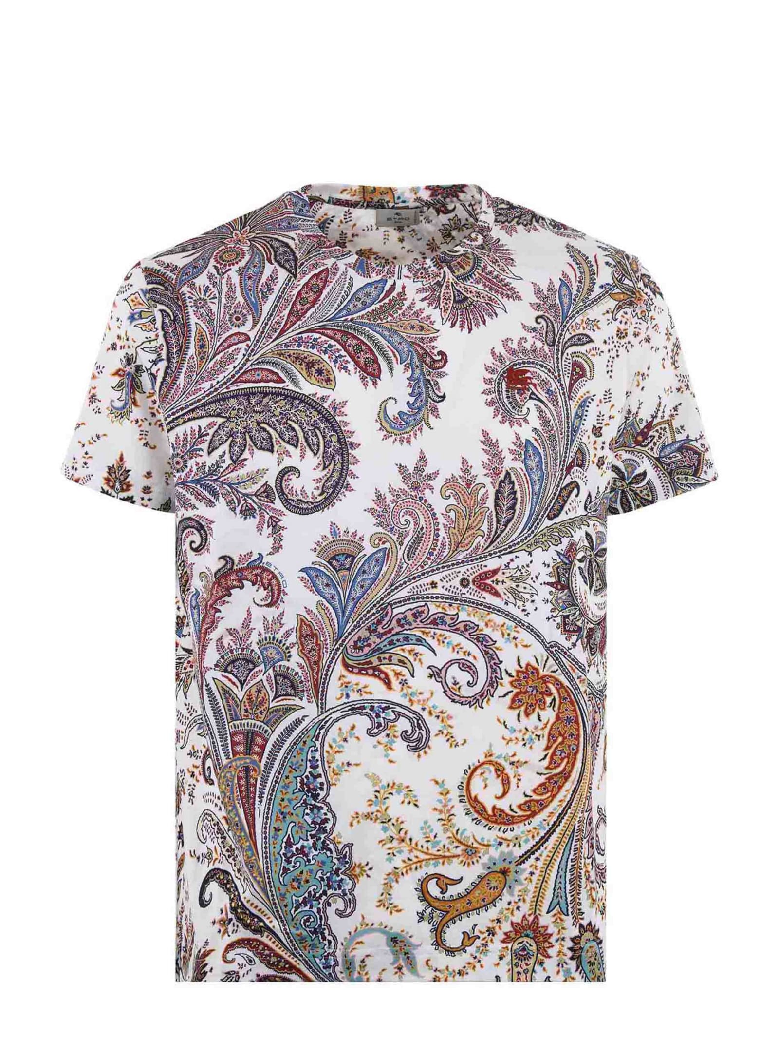 Shop Etro T-shirt In Multicolour