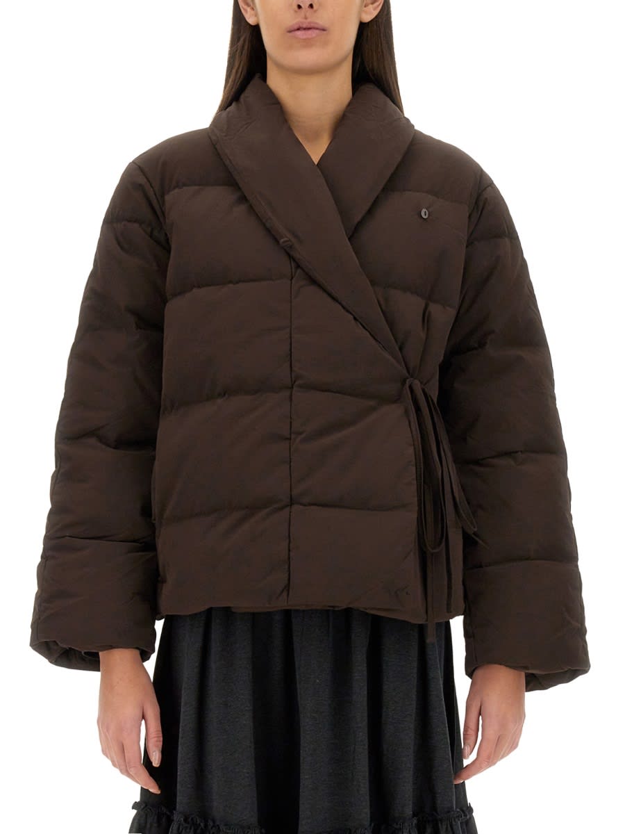 ASH-Slightly oversized, short, recycled down jacket – Paloma