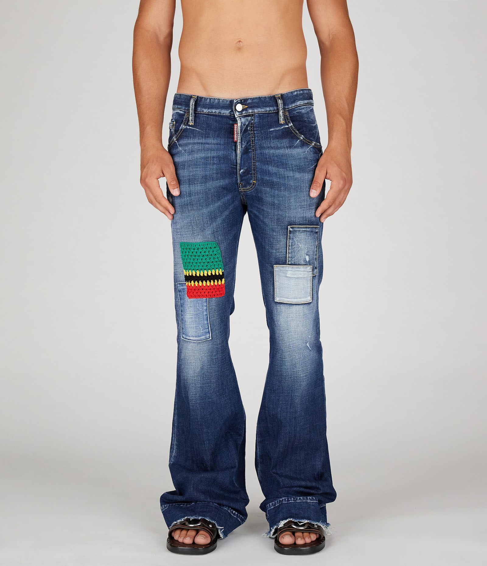 Dsquared2 5 Pockets In Navy Blue