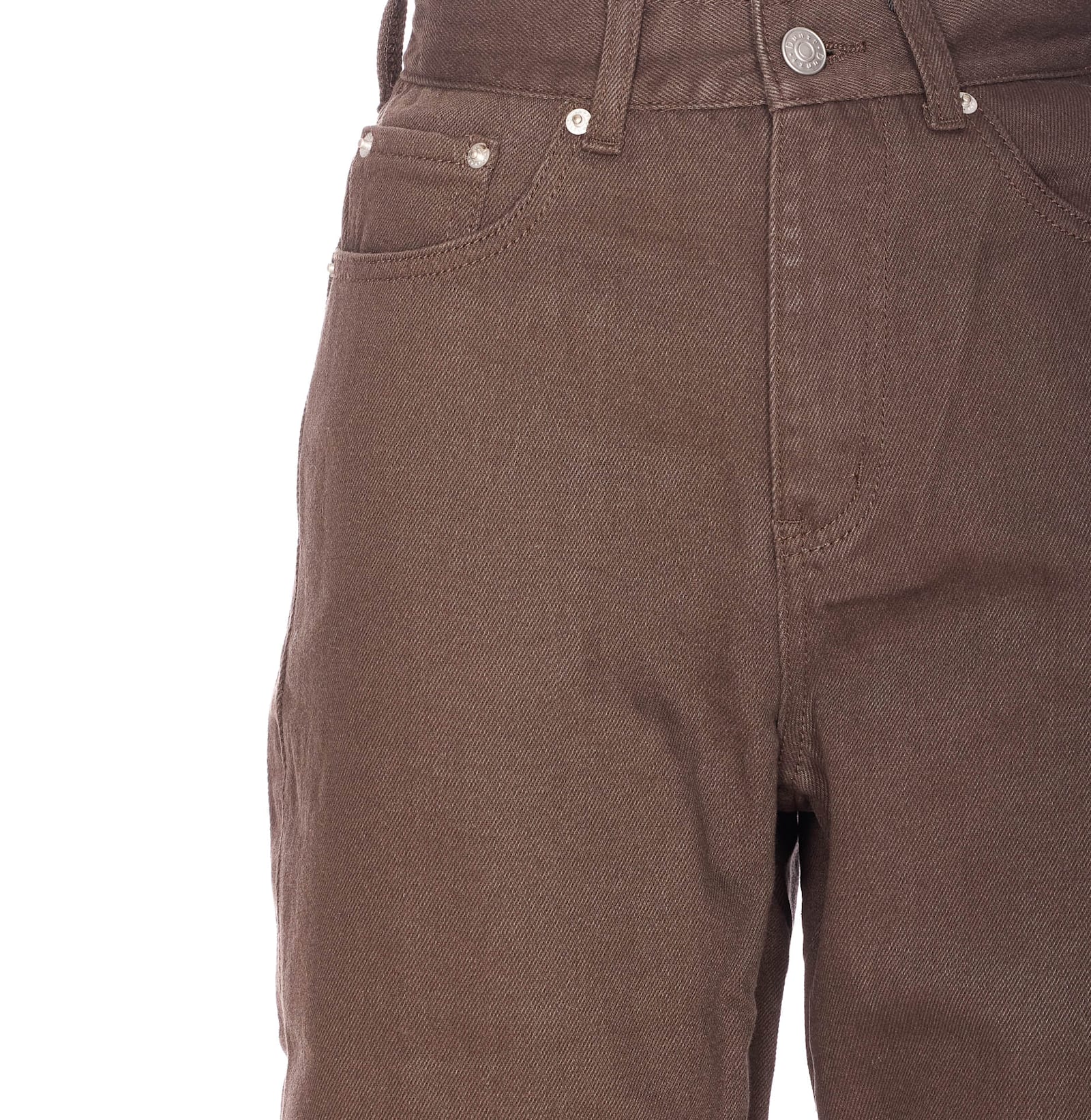 Dunst Essentiel Straight Jeans In Brown